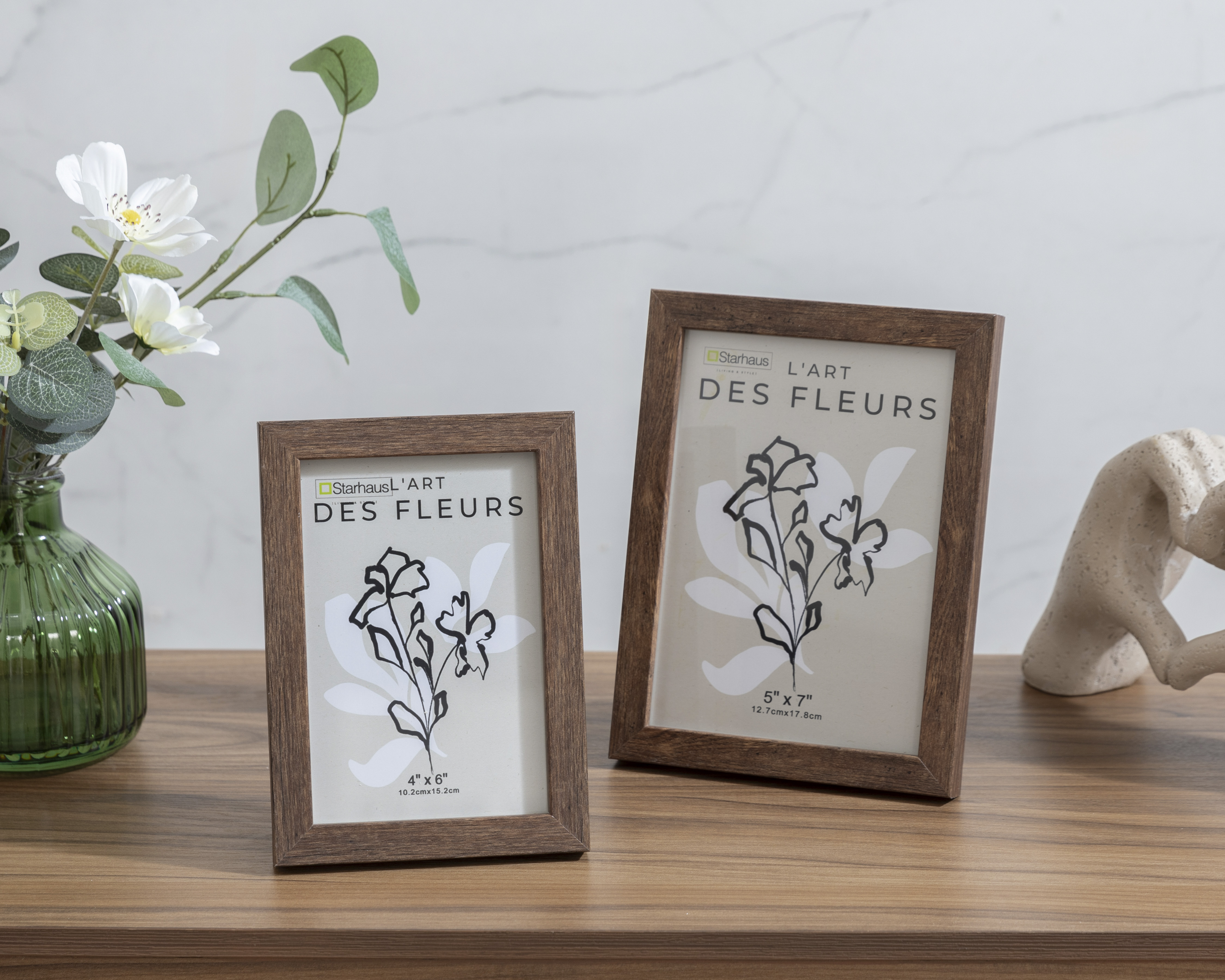 Foto 4 | Foto 4 | Portarretrato de Madera Starhaus 4 x 6 Pulgadas