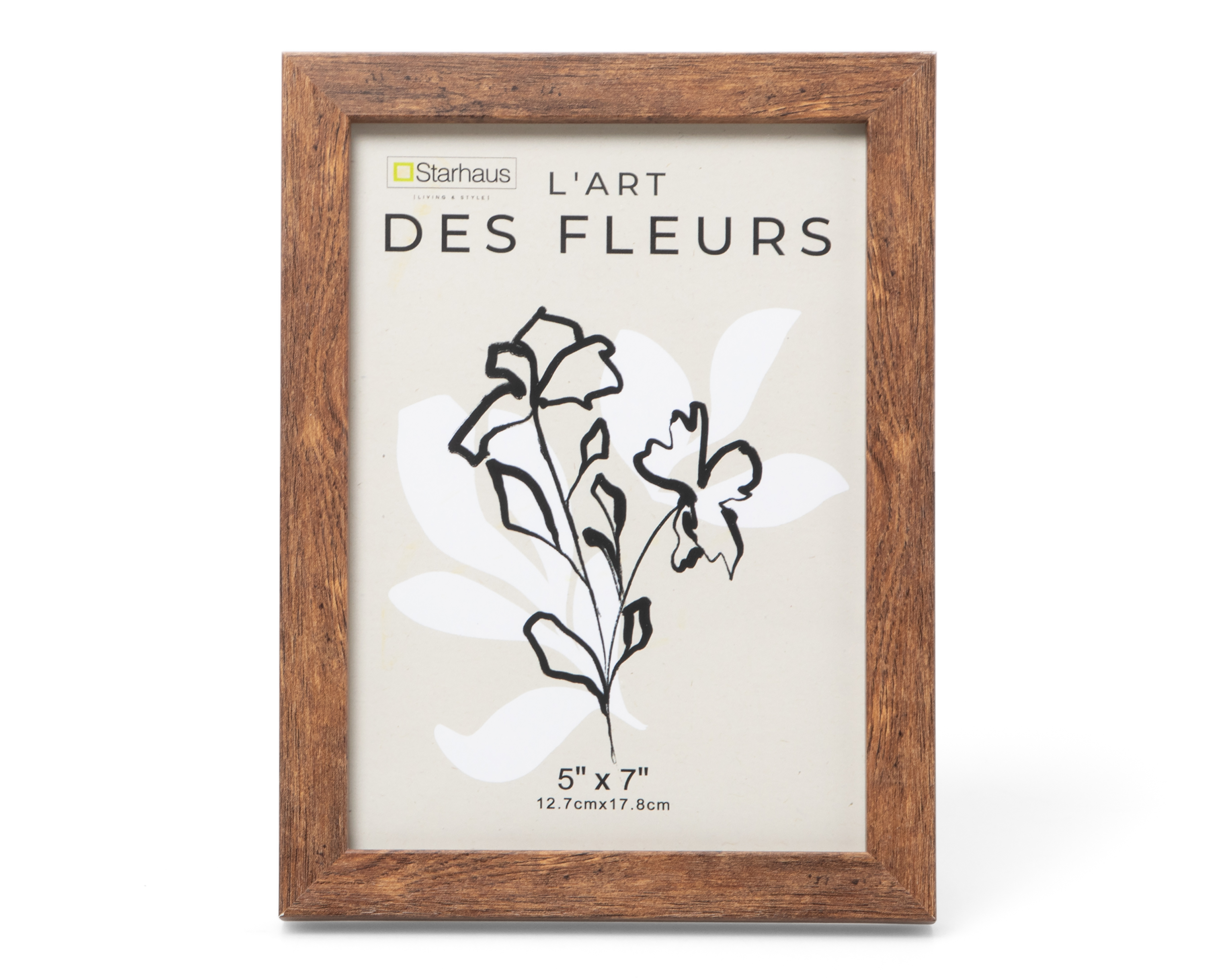 Foto 1 | Foto 1 | Portarretrato de Madera Starhaus 5 x 7 Pulgadas