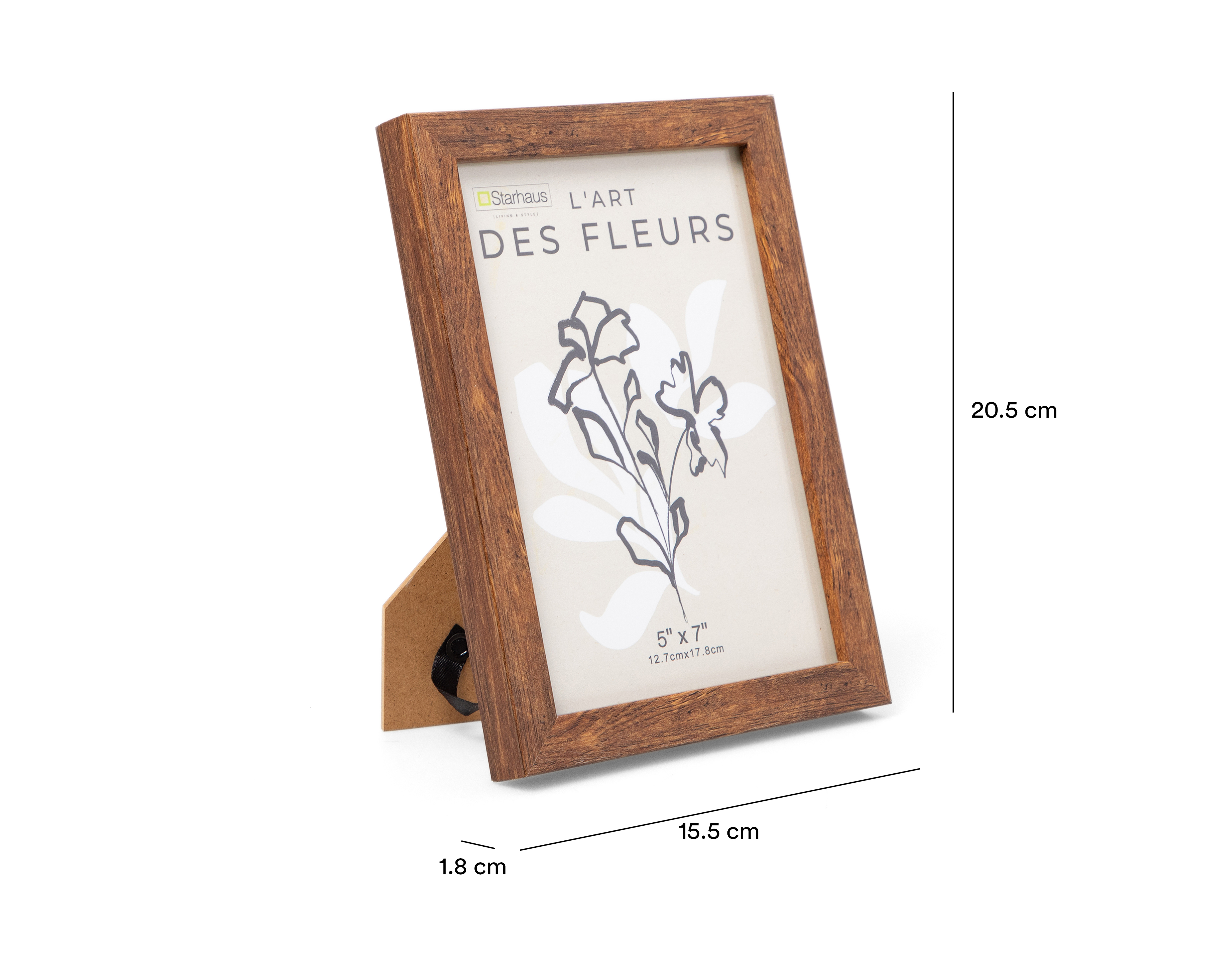 Foto 5 | Foto 5 | Portarretrato de Madera Starhaus 5 x 7 Pulgadas