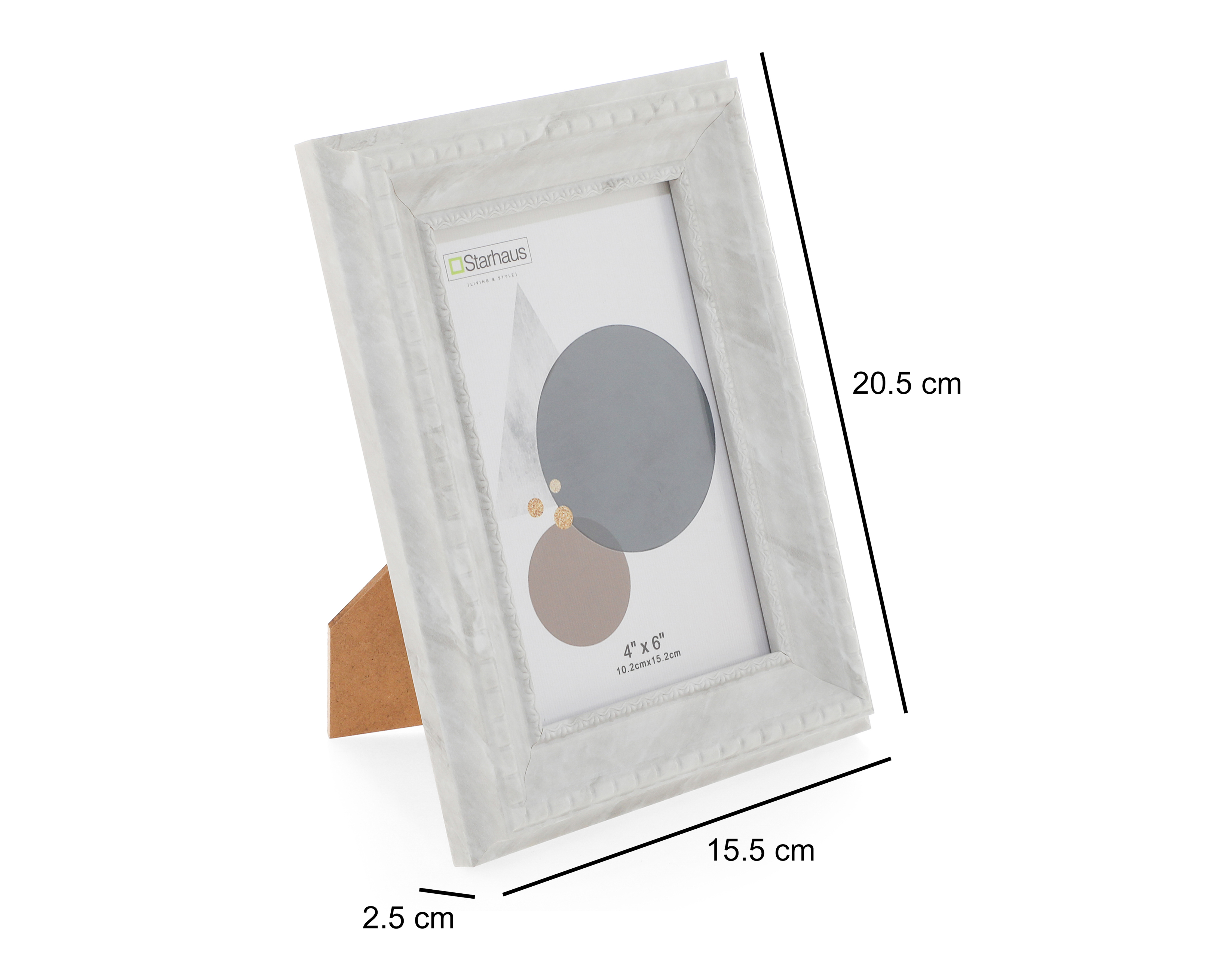 Foto 5 | Foto 5 | Portarretrato de Madera Starhaus 4 x 6 Pulgadas