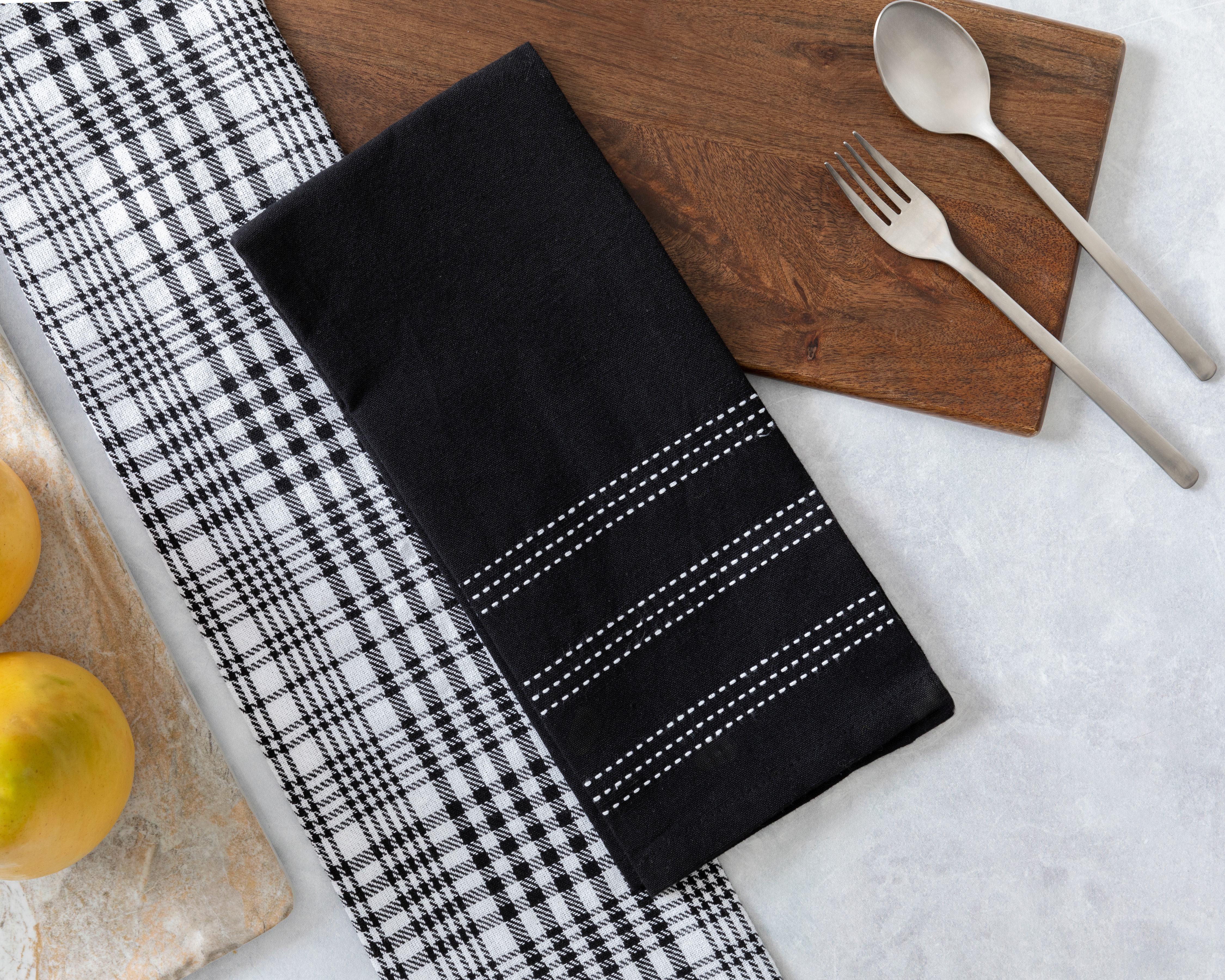 Foto 4 | Foto 4 | Toalla de Cocina Dazzle Negra 2 Piezas