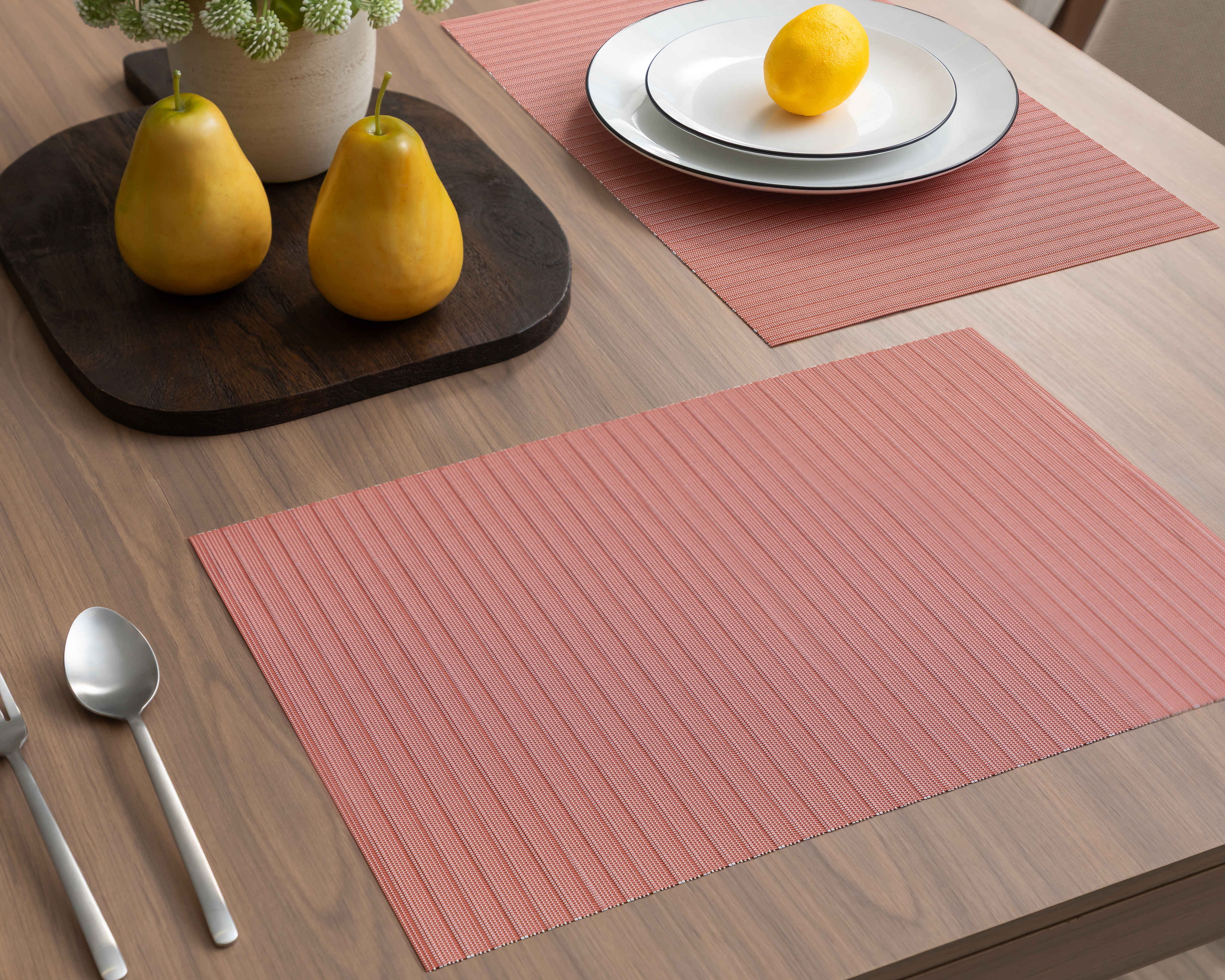 Foto 2 pulgar | Foto 1 | Mantel Individual Rosa Starhaus Mauve 4 Piezas