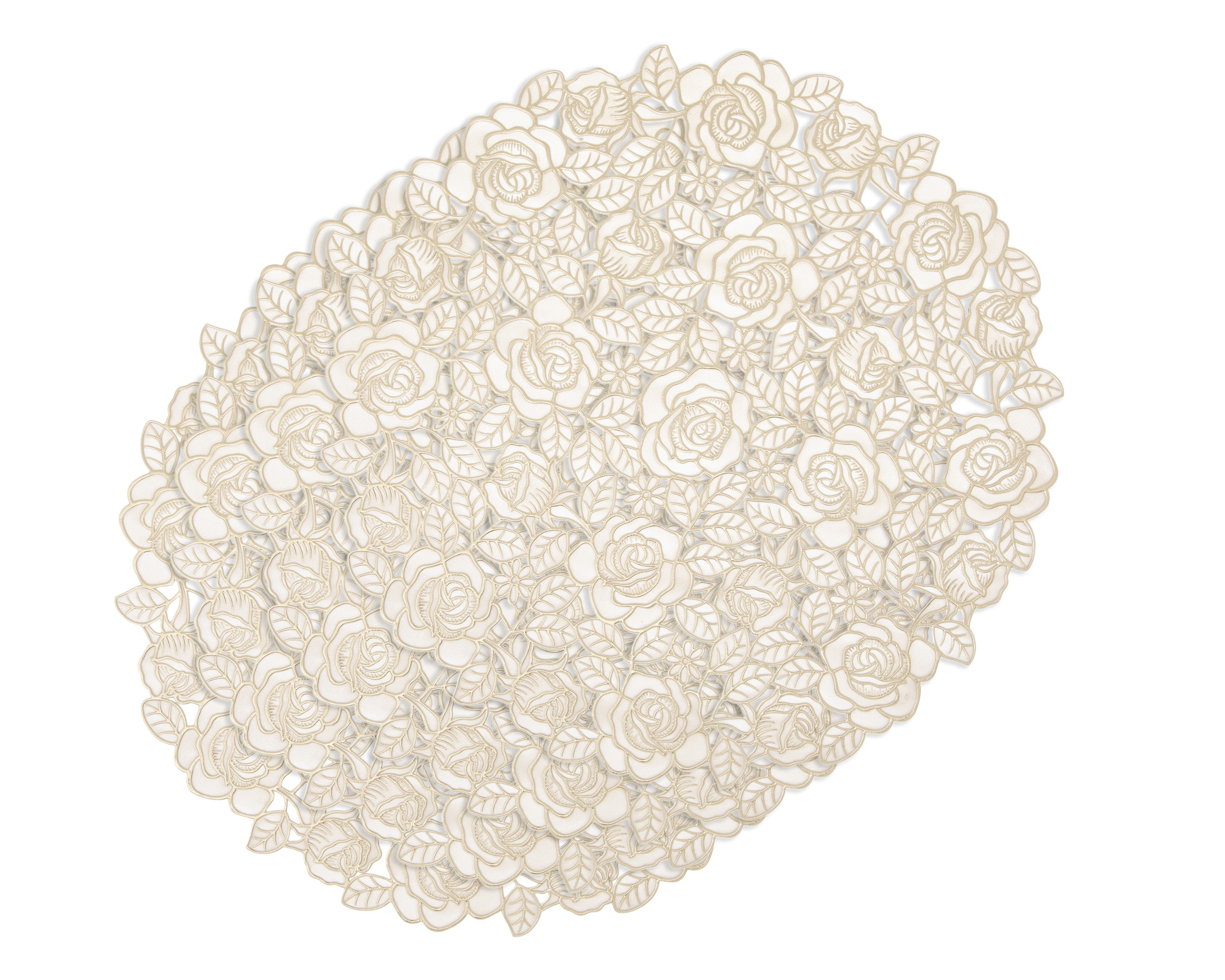 Foto 2 | Foto 2 | Mantel Individual Dorado Starhaus Glow 4 Piezas