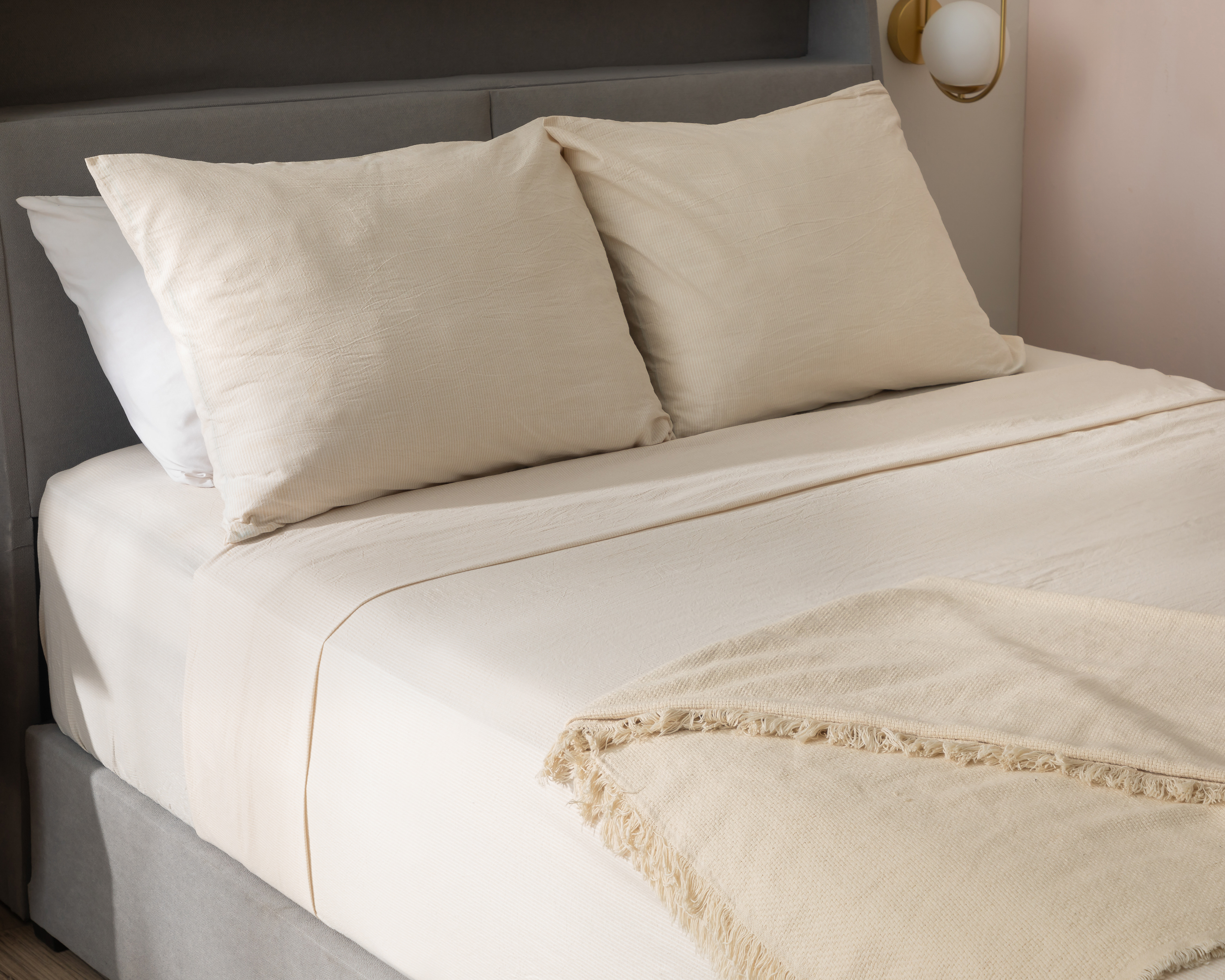 Sabana Queen Size con Fundas para Almohada Starhaus Marie Multicolor 4 Piezas