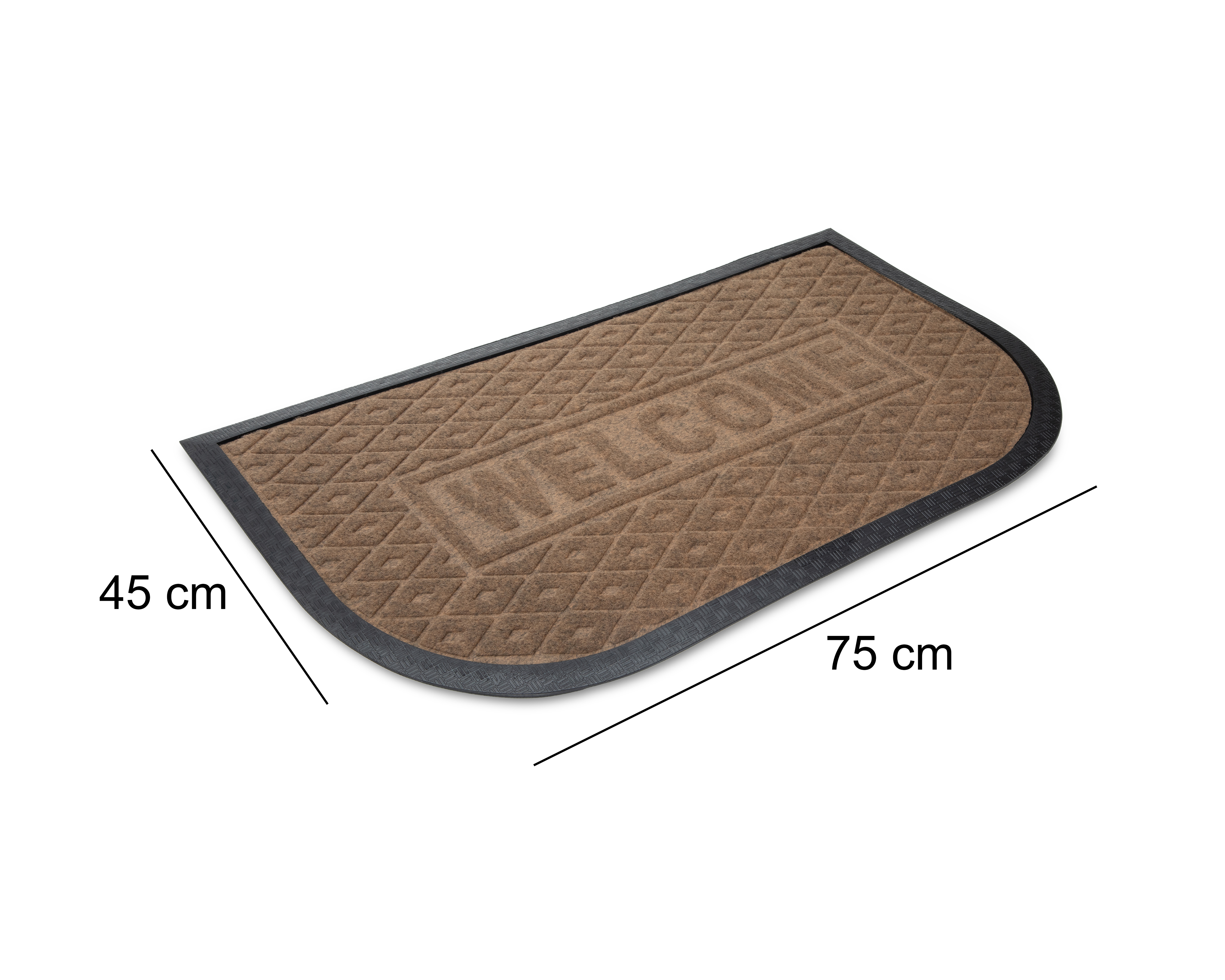 Foto 7 pulgar | Foto 6 | Tapete de Entrada Rústico 75 x 45 cm