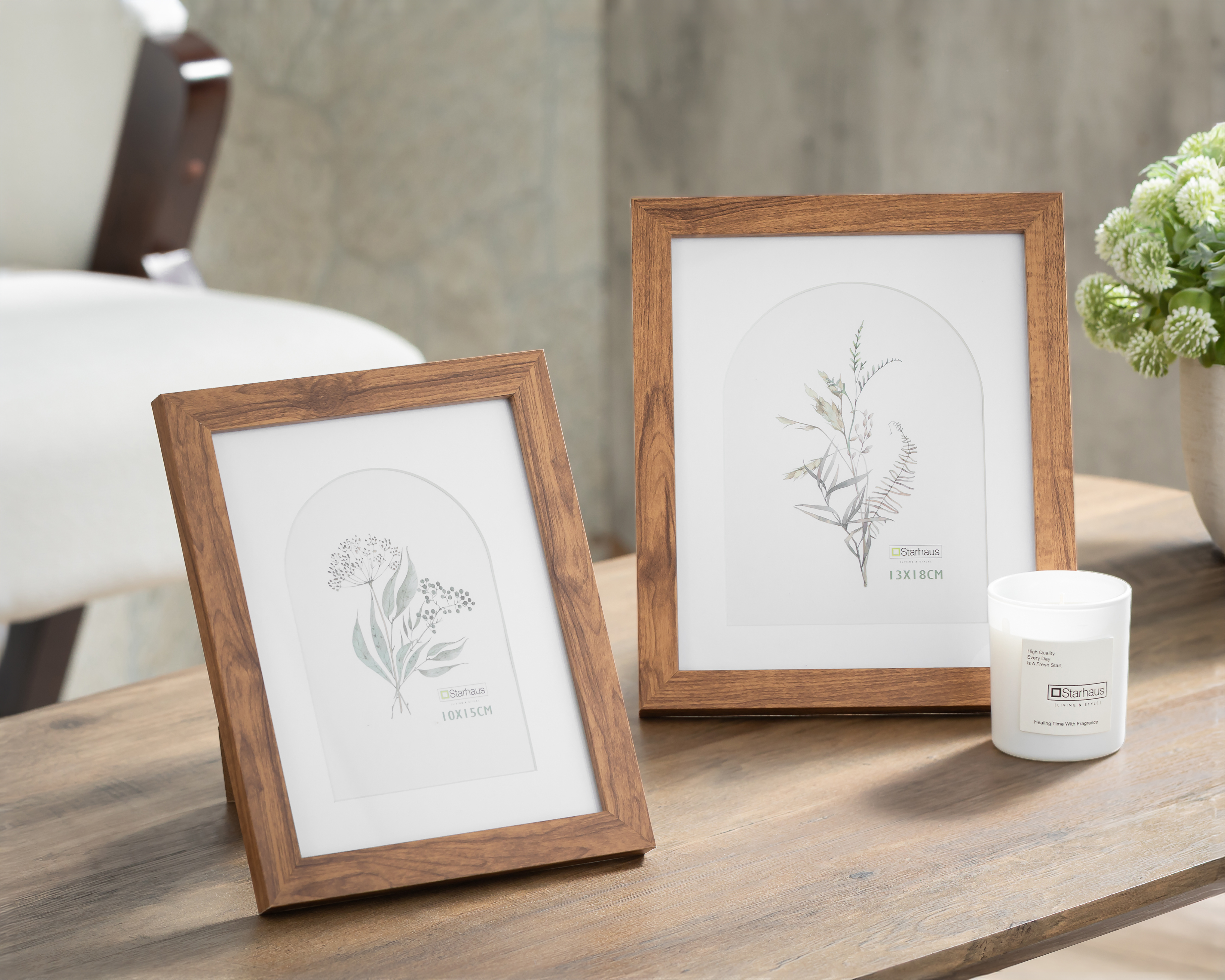Foto 5 pulgar | Foto 4 | Portarretrato de Madera Starhaus 4 x 6 Pulgadas