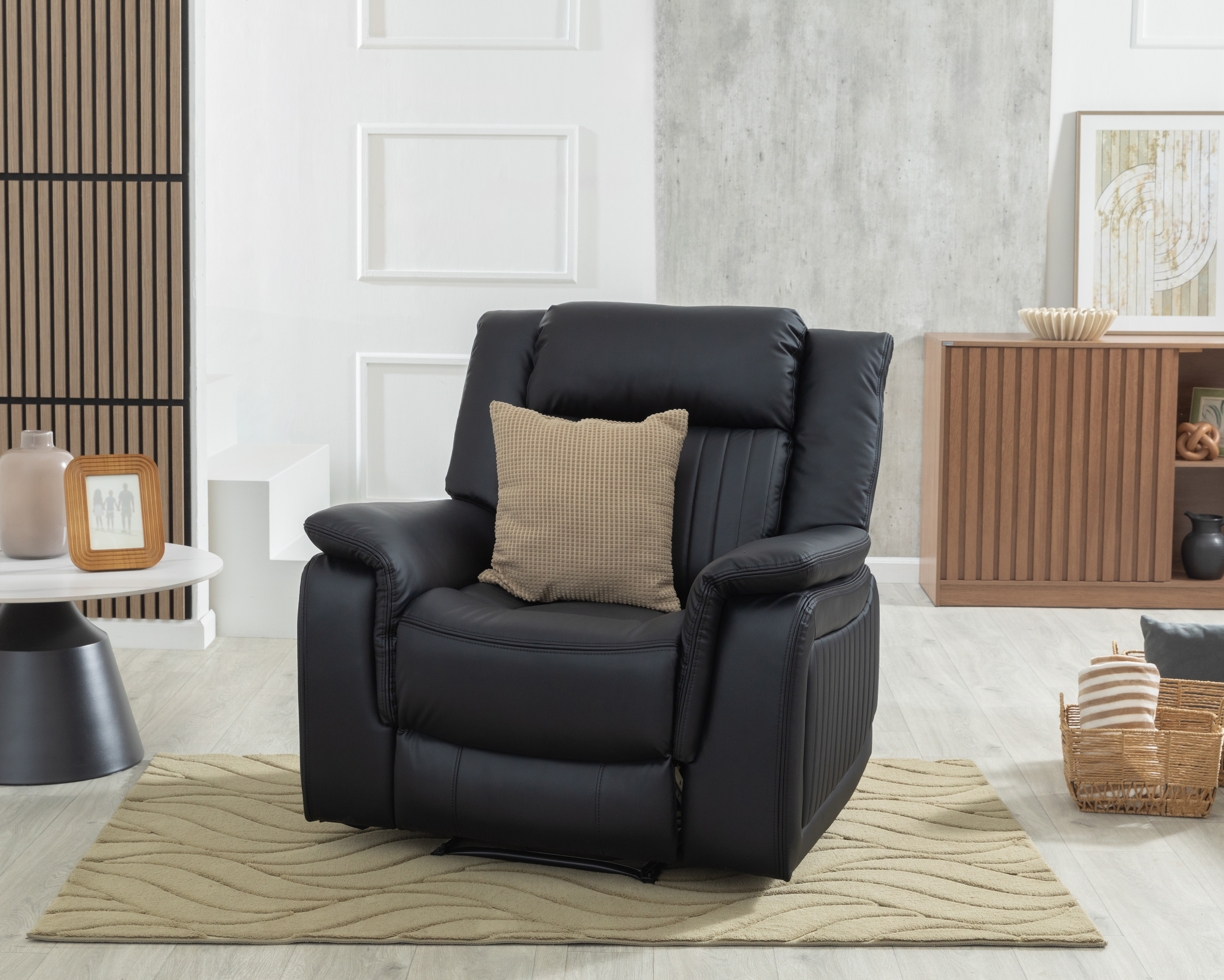 Sillón Reclinable Negro Ikal Hermes
