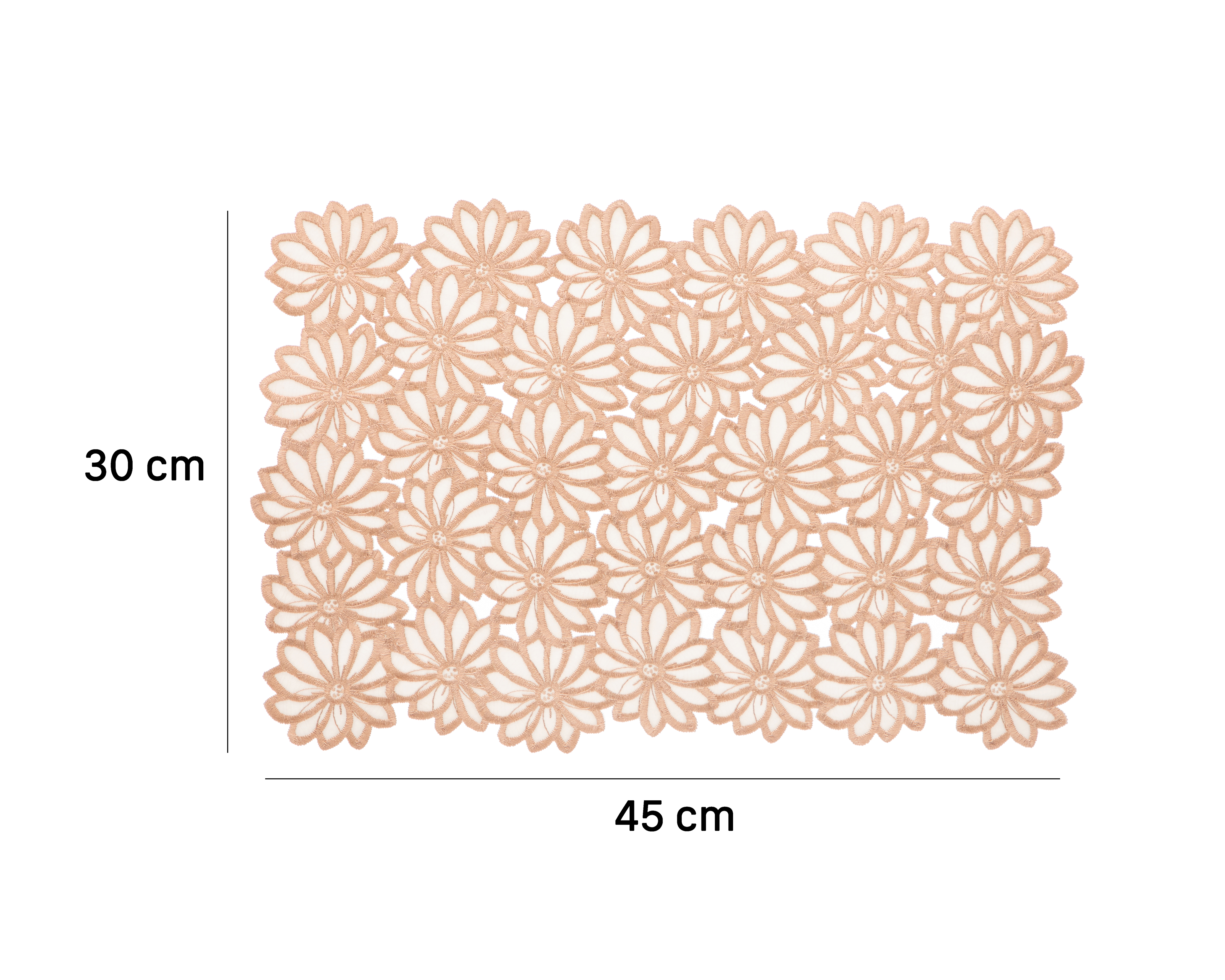 Foto 6 pulgar | Foto 5 | Mantel Individual Rosegold Starhaus Daisy 4 Piezas