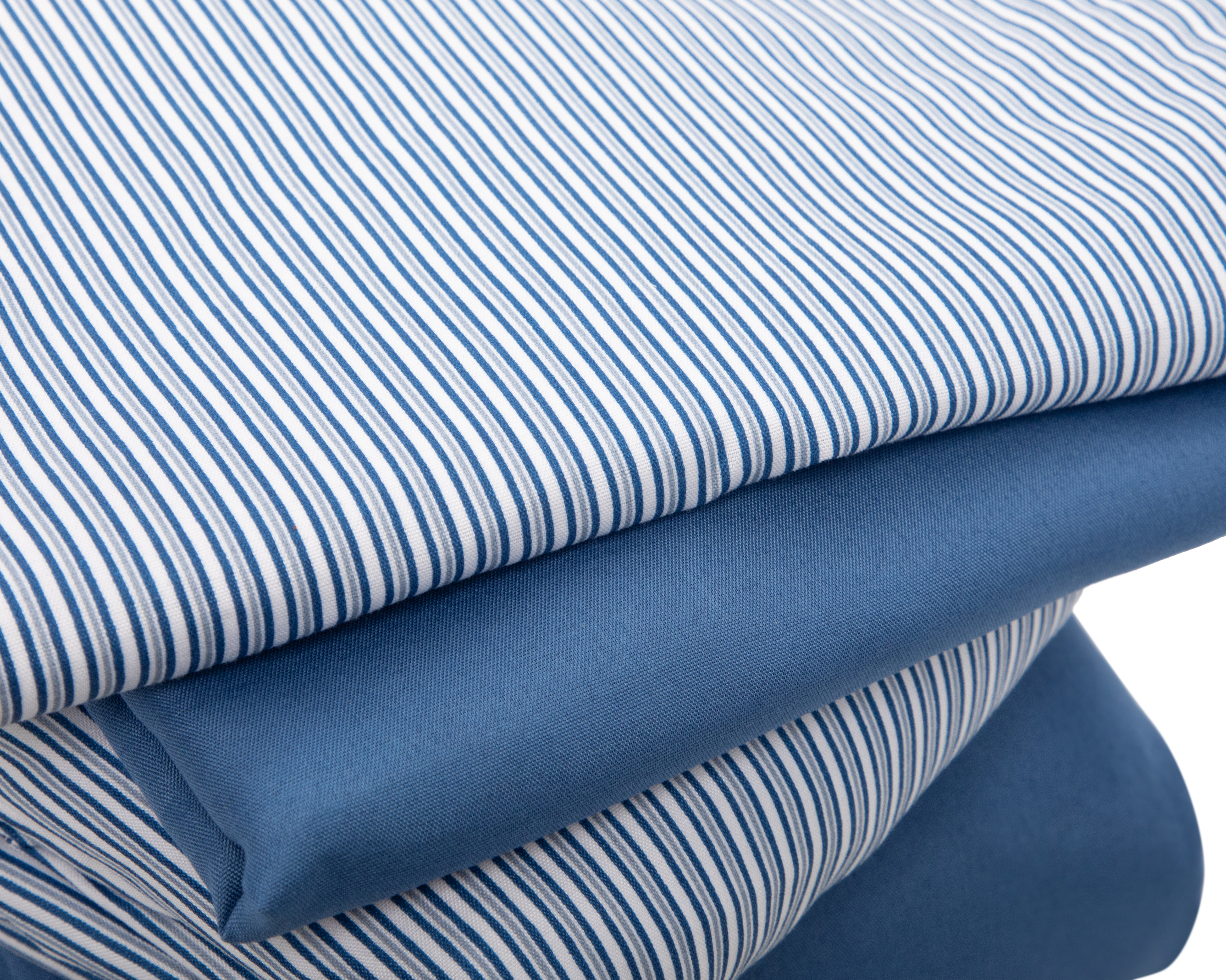 Foto 3 | Foto 3 | Sábana Matrimonial con Funda para Almohada Starhaus Hana King Azul 6 Piezas