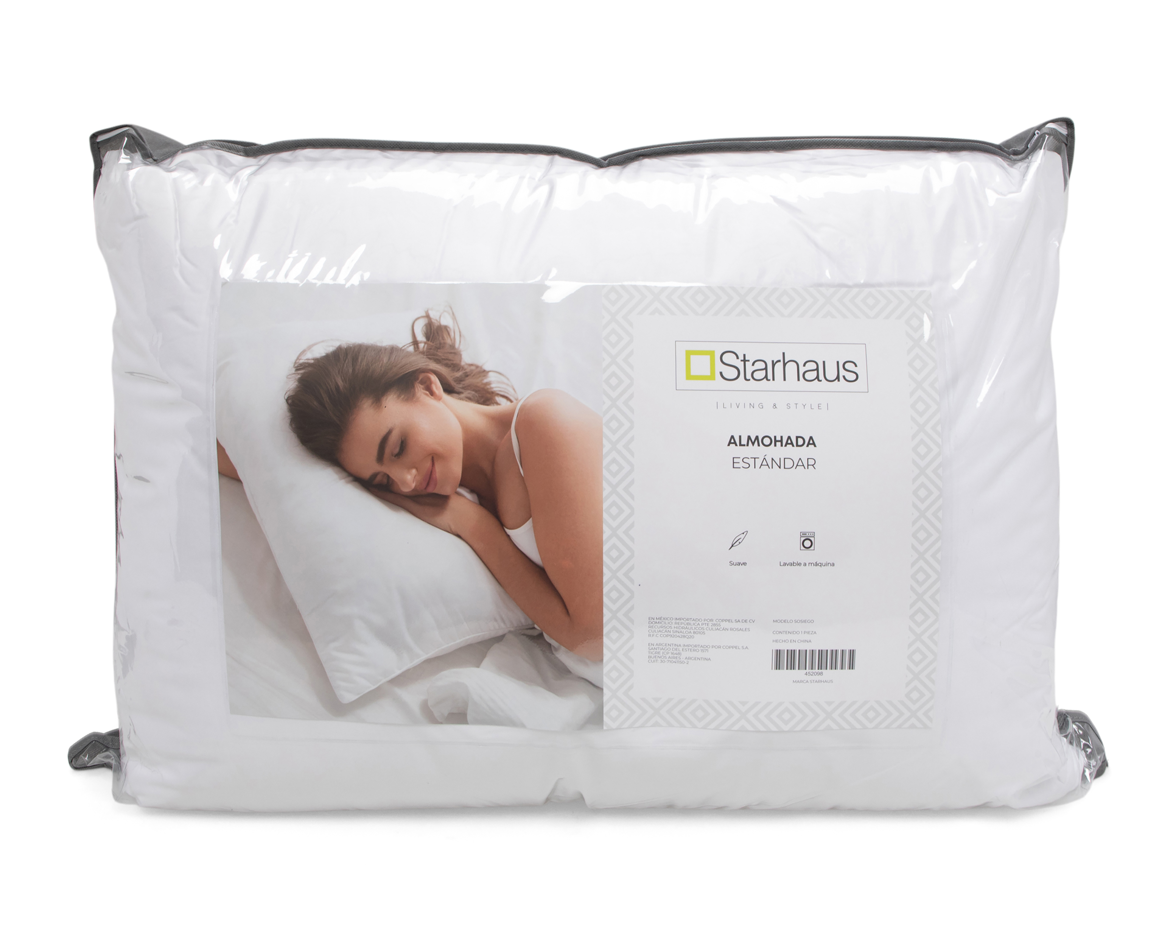 Foto 2 | Foto 2 | Almohada Starhaus Sosiego Estándar Suave