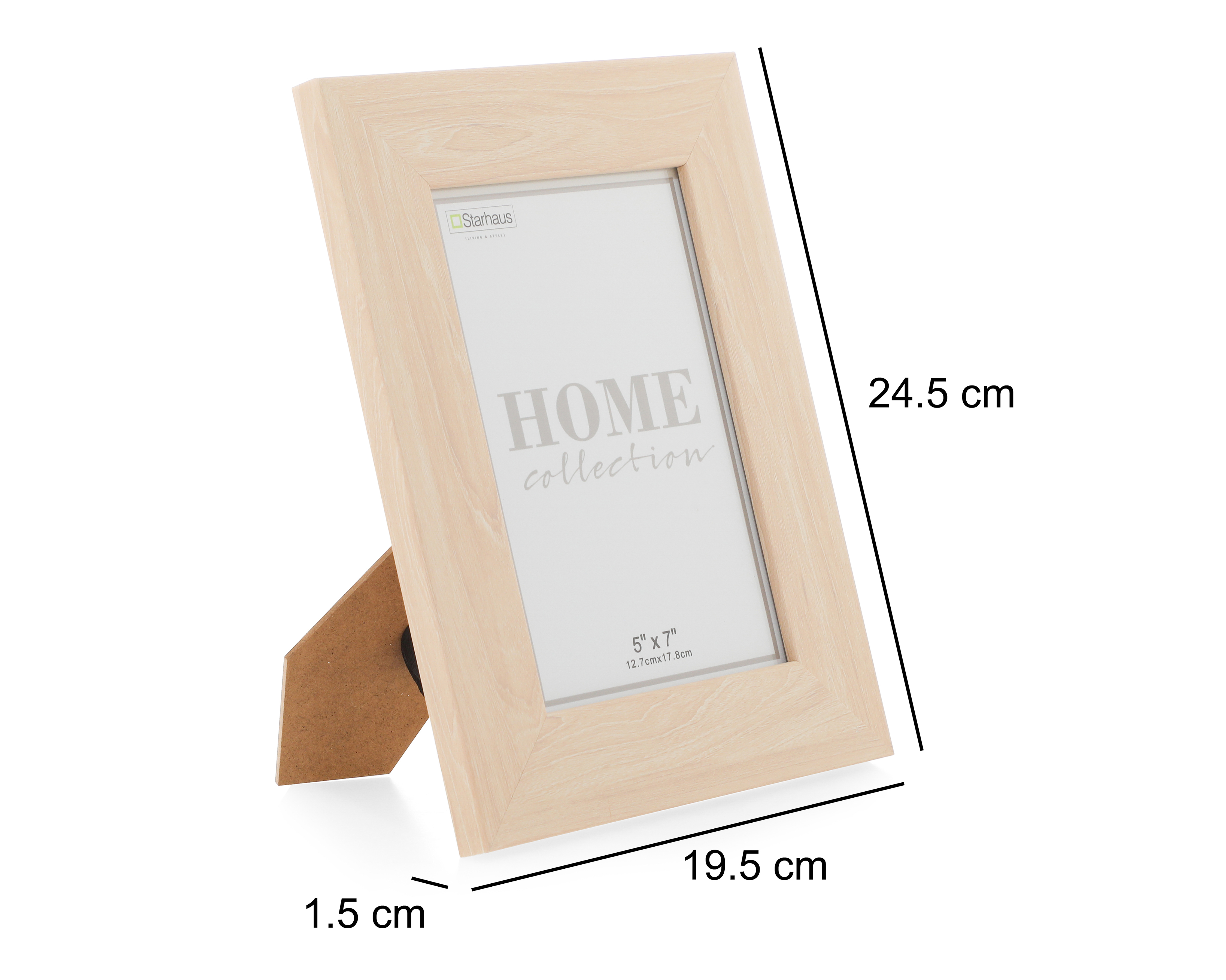 Foto 6 pulgar | Foto 5 | Portarretrato de Madera Starhaus 5 x 7 Pulgadas