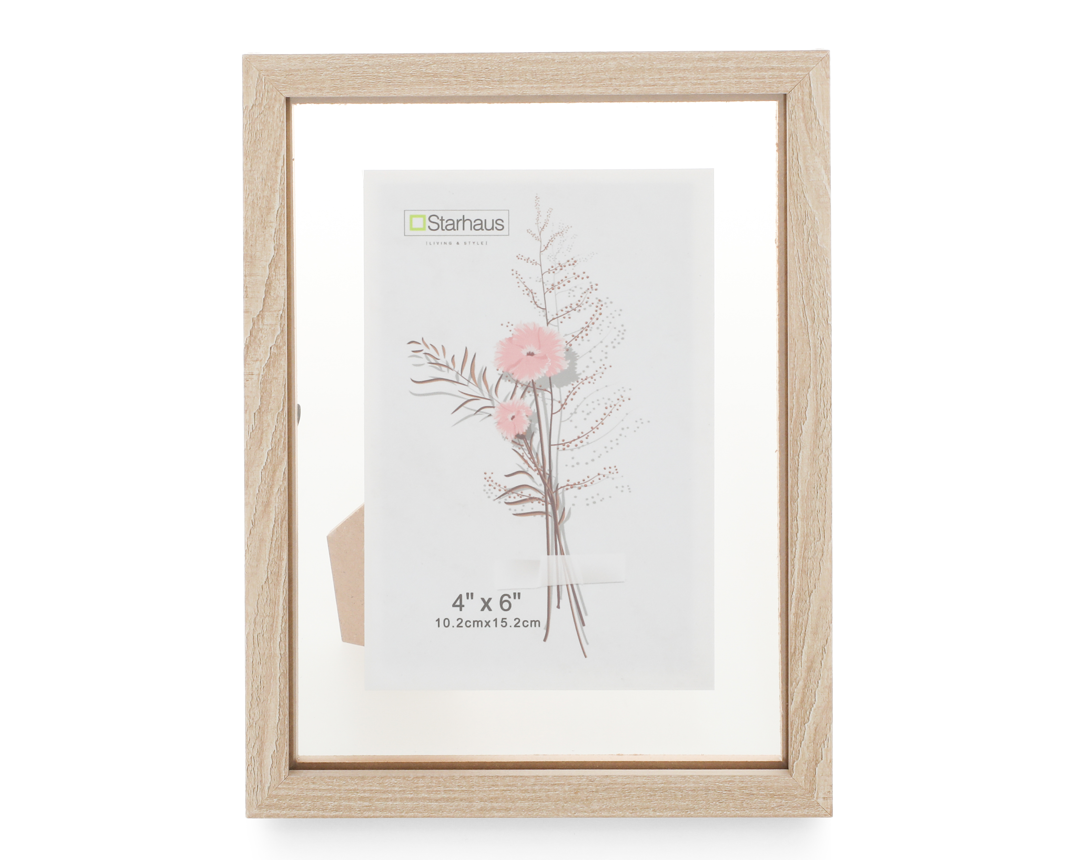 Portarretrato Starhaus de Madera 4 x 6 Pulgadas