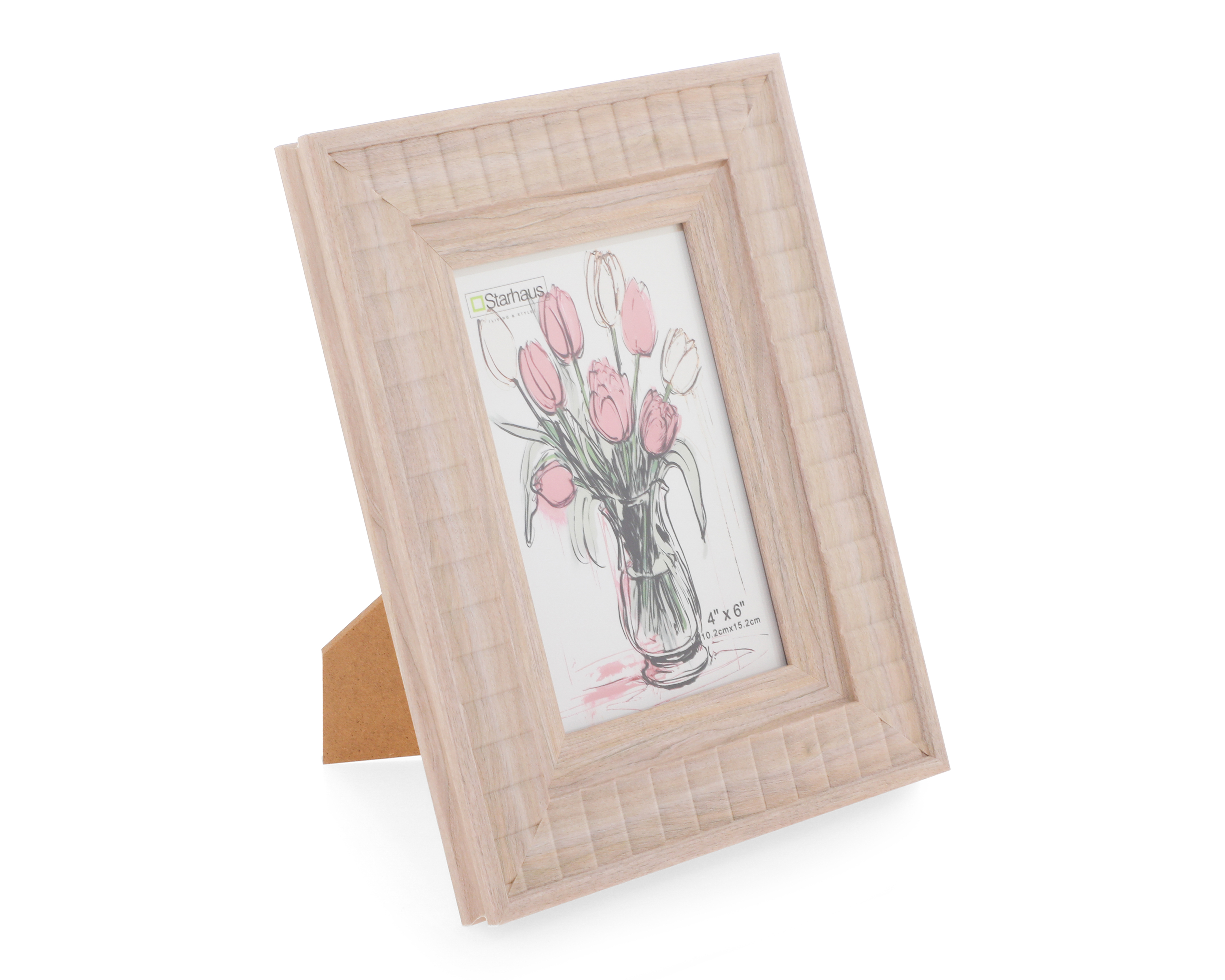 Foto 2 | Foto 2 | Portarretrato de Madera Starhaus 4 x 6 Pulgadas