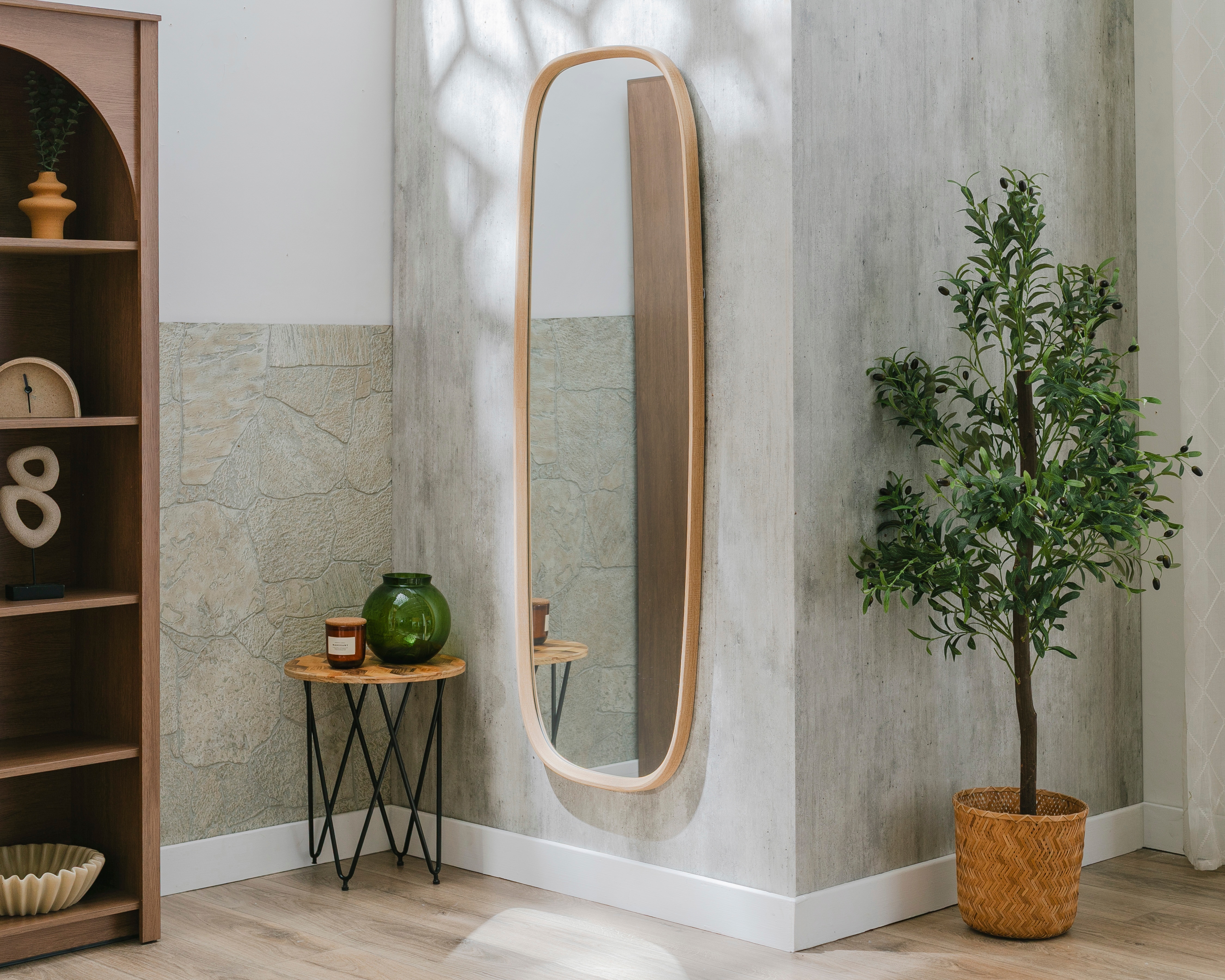 Espejo de Piso Rectangular Pliegue 54 x 154 cm