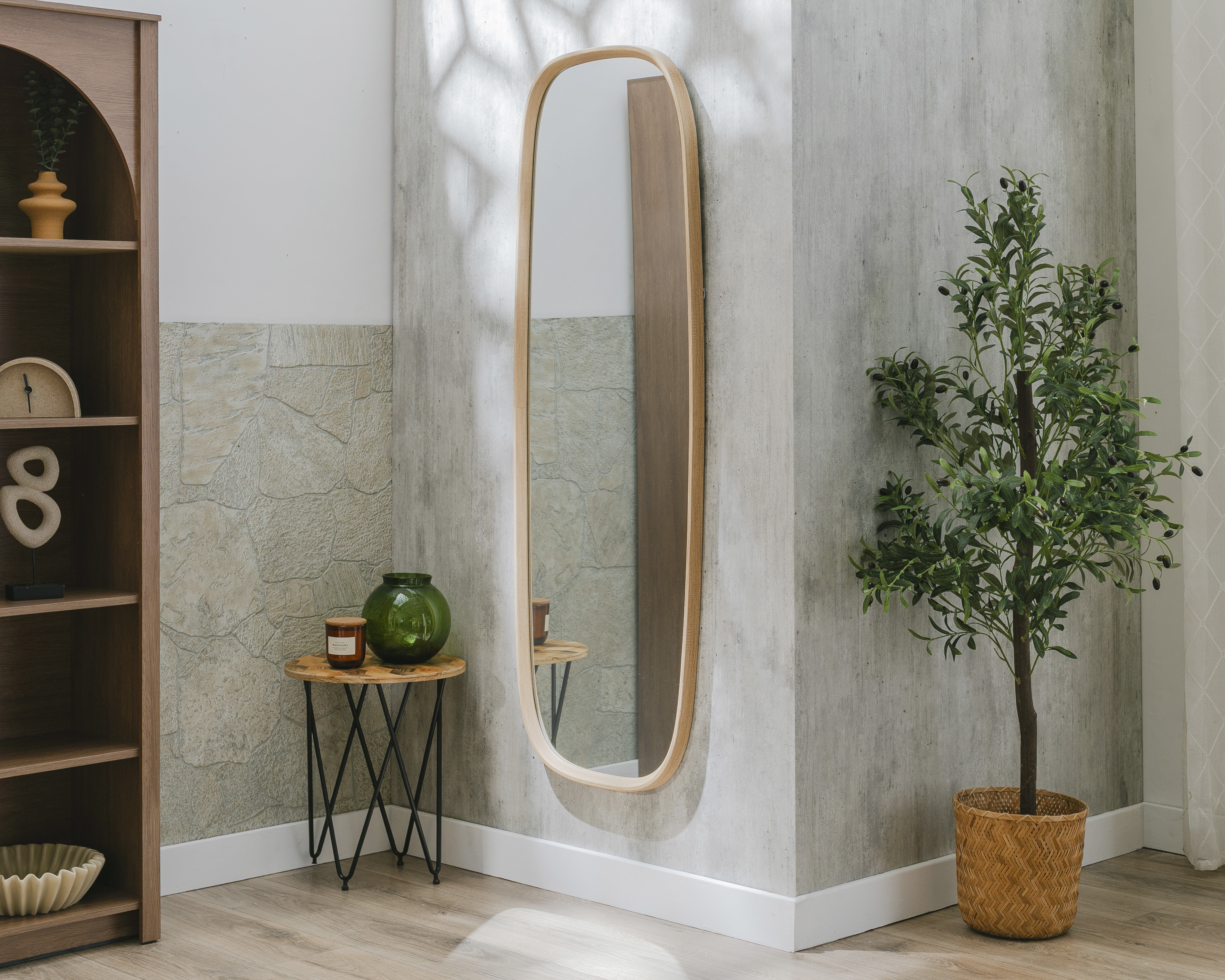 Foto 2 pulgar | Foto 1 | Espejo de Piso Rectangular Pliegue 54 x 154 cm