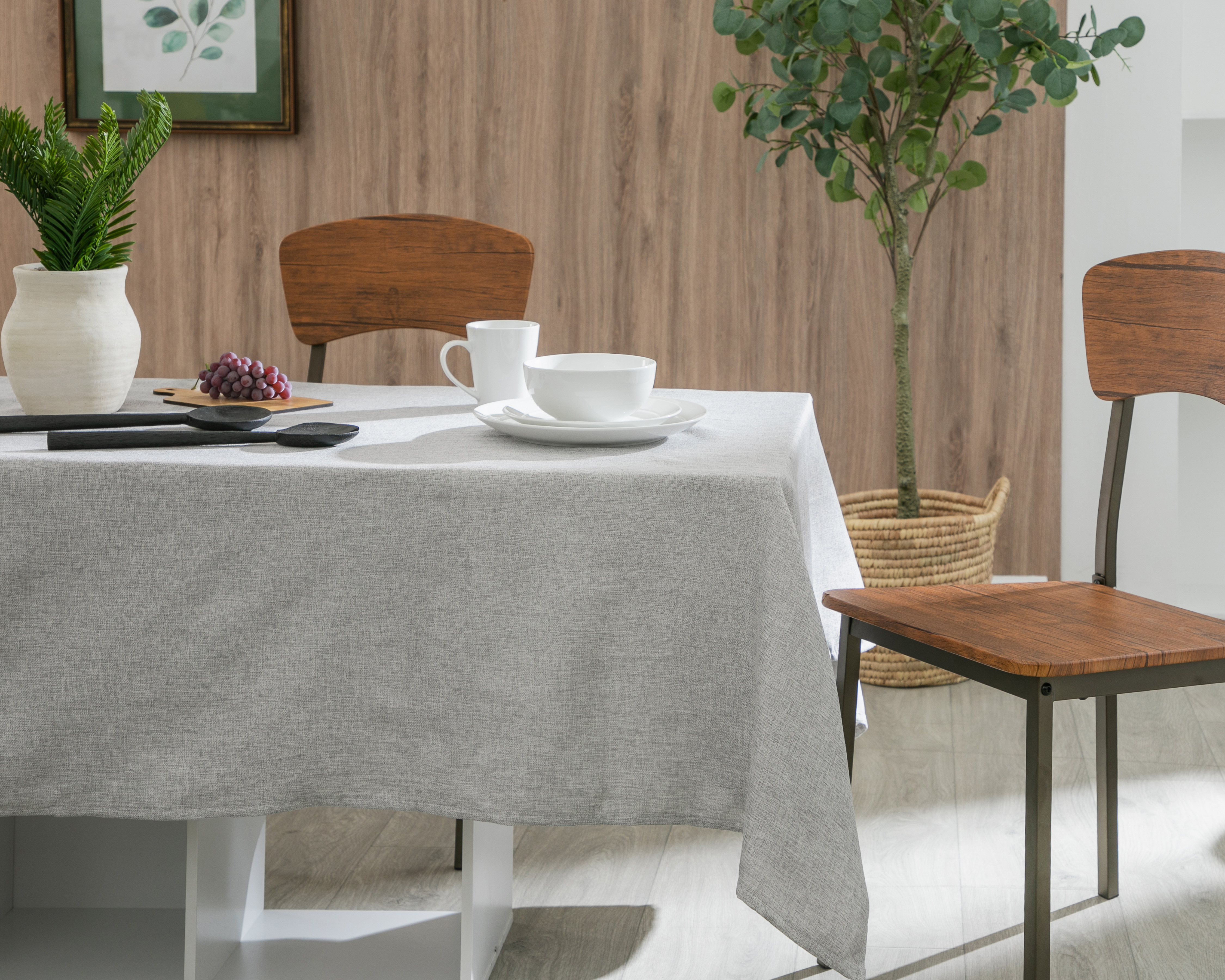 Foto 2 pulgar | Foto 1 | Mantel para Mesa Gris Starhaus Nepal 180 x 140 cm