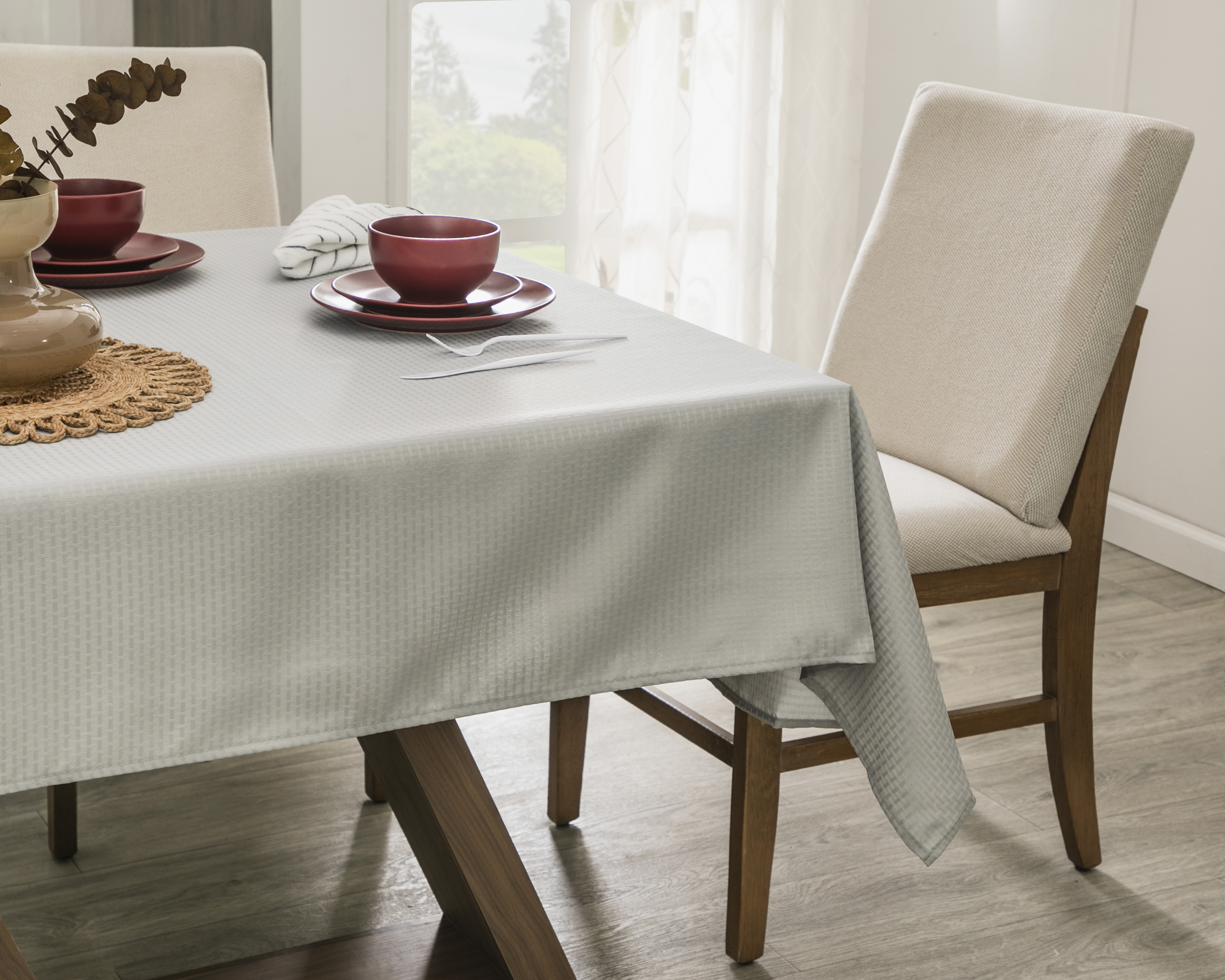 Foto 2 pulgar | Foto 1 | Mantel para Mesa Gris Starhaus Nagoya 140 x 180 cm