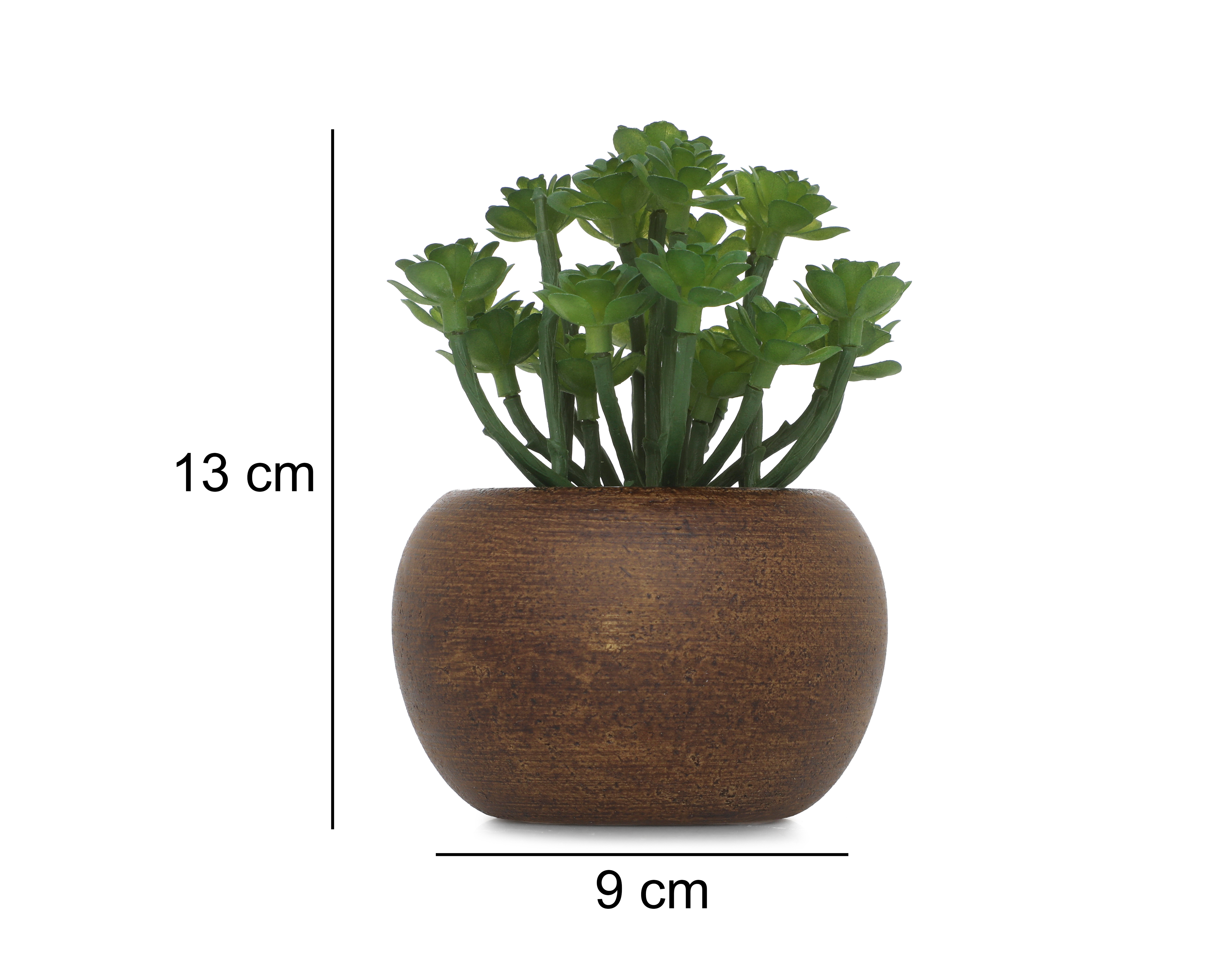 Foto 5 | Foto 5 | Suculenta Artificial con Maceta Starhaus 13 cm