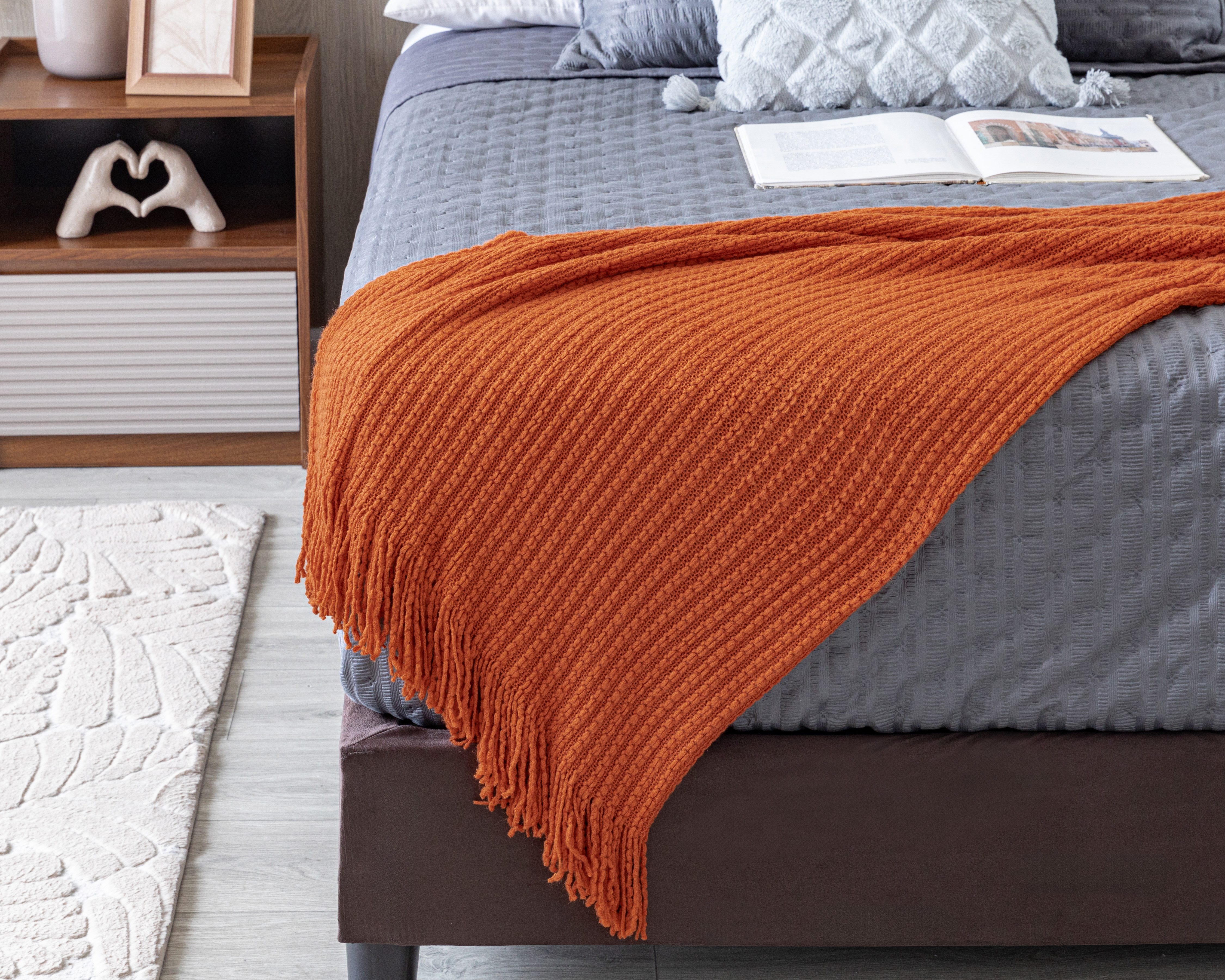 Foto 1 | Foto 1 | Frazada Estándar Starhaus Turmeric Anaranjada