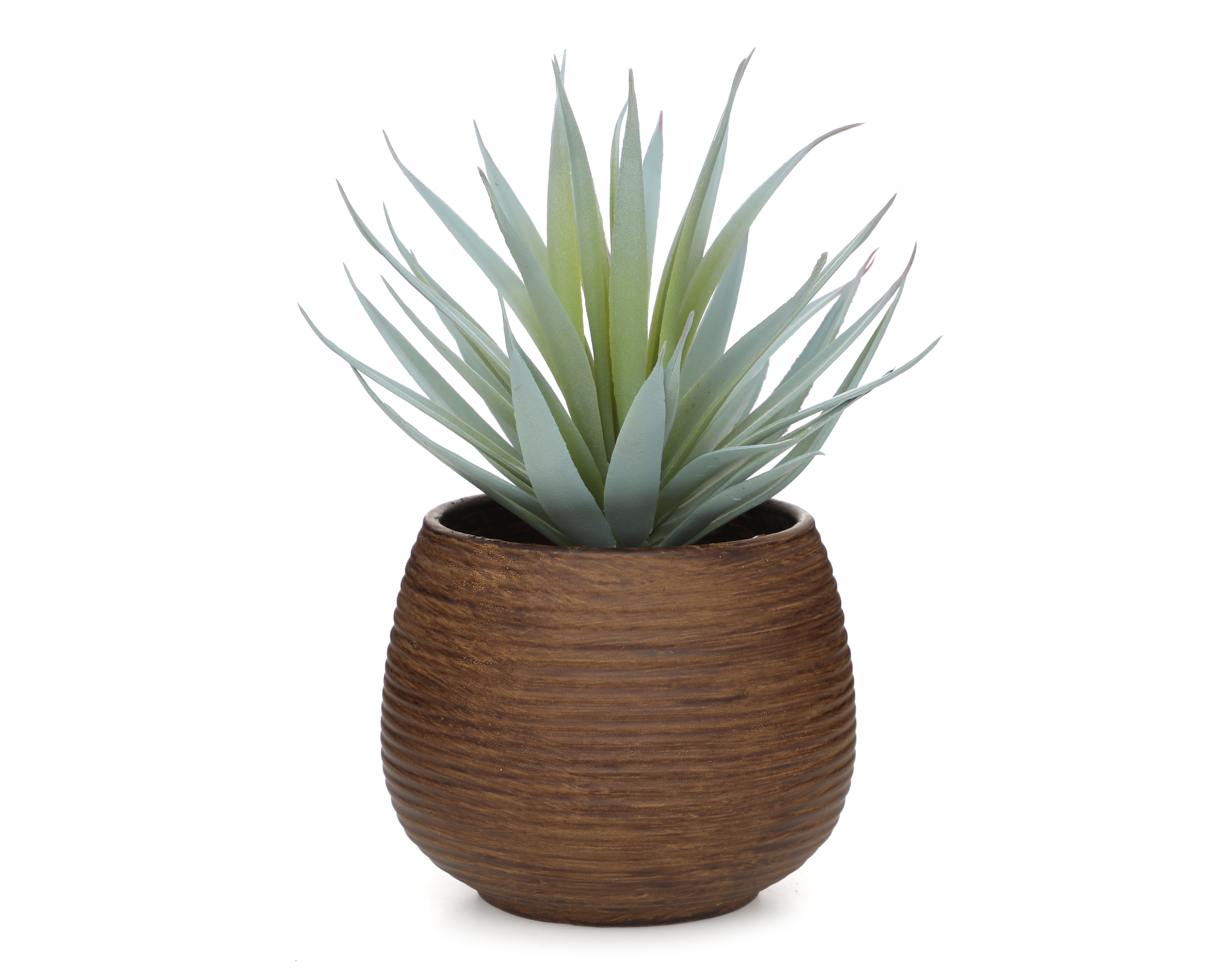 Foto 3 pulgar | Foto 2 | Agave Artificial con Maceta Starhaus 21 cm