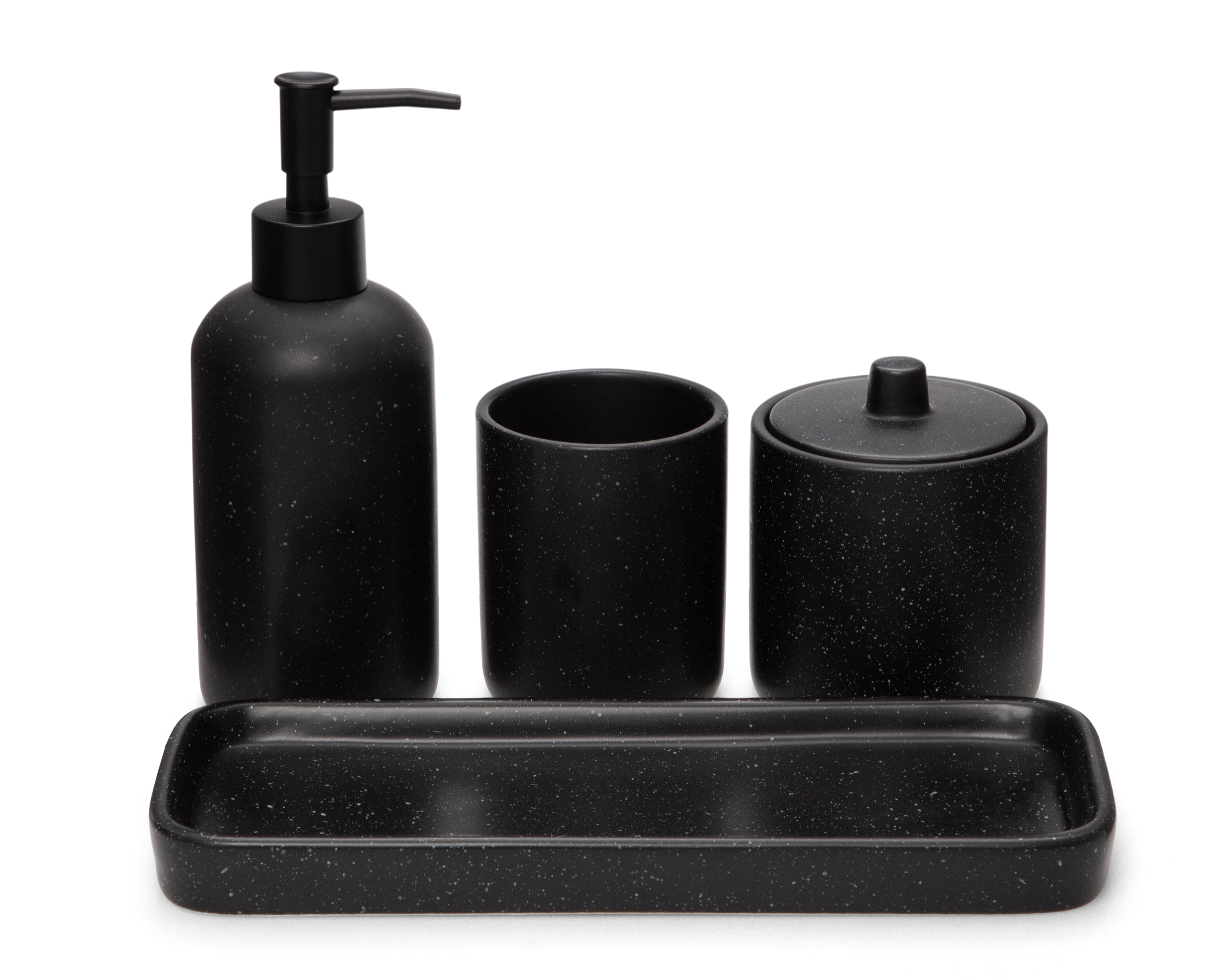 Dispensador de Jabón Starhaus Cerámica 4 Piezas