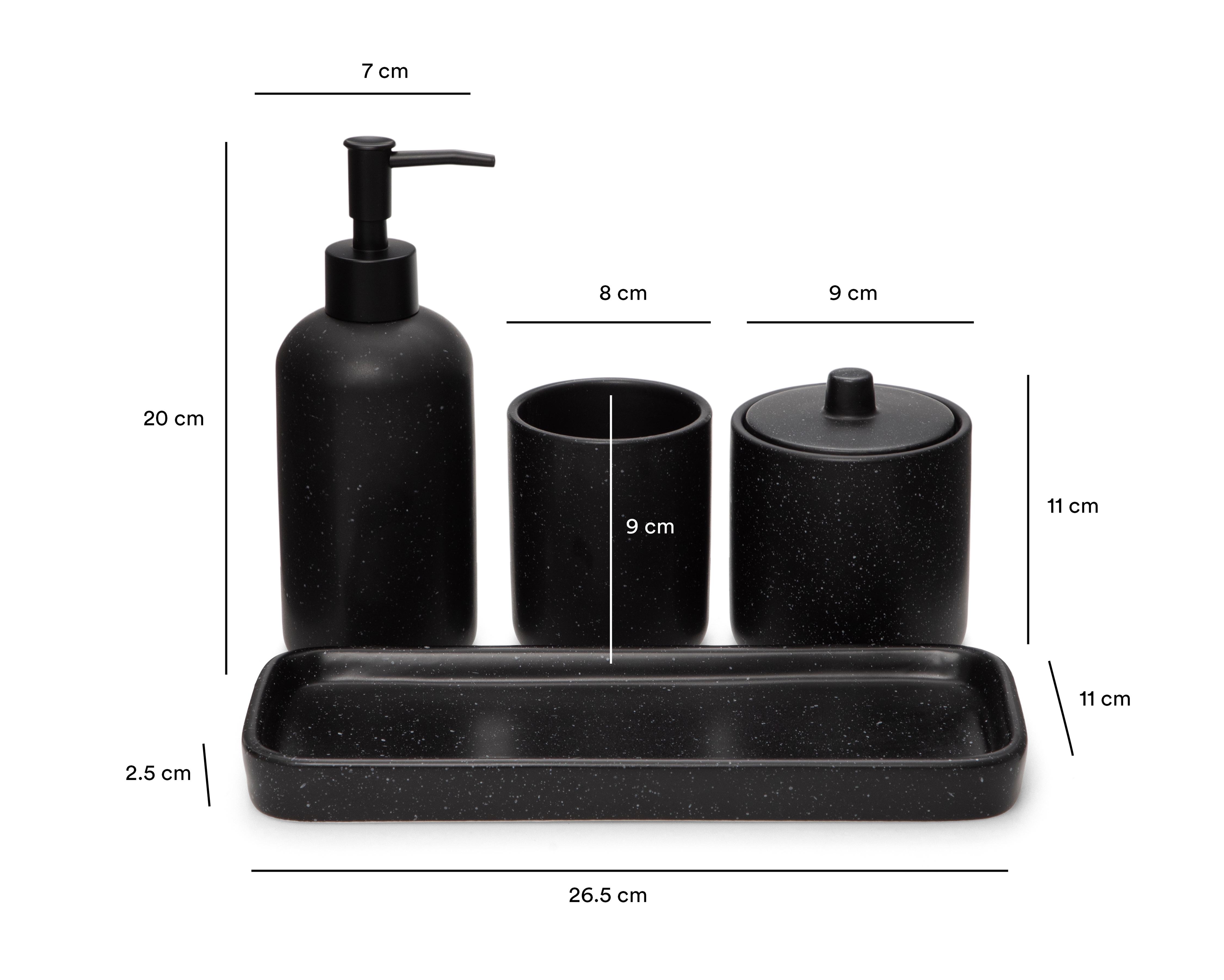 Foto 7 | Foto 7 | Dispensador de Jabón Starhaus Cerámica 4 Piezas