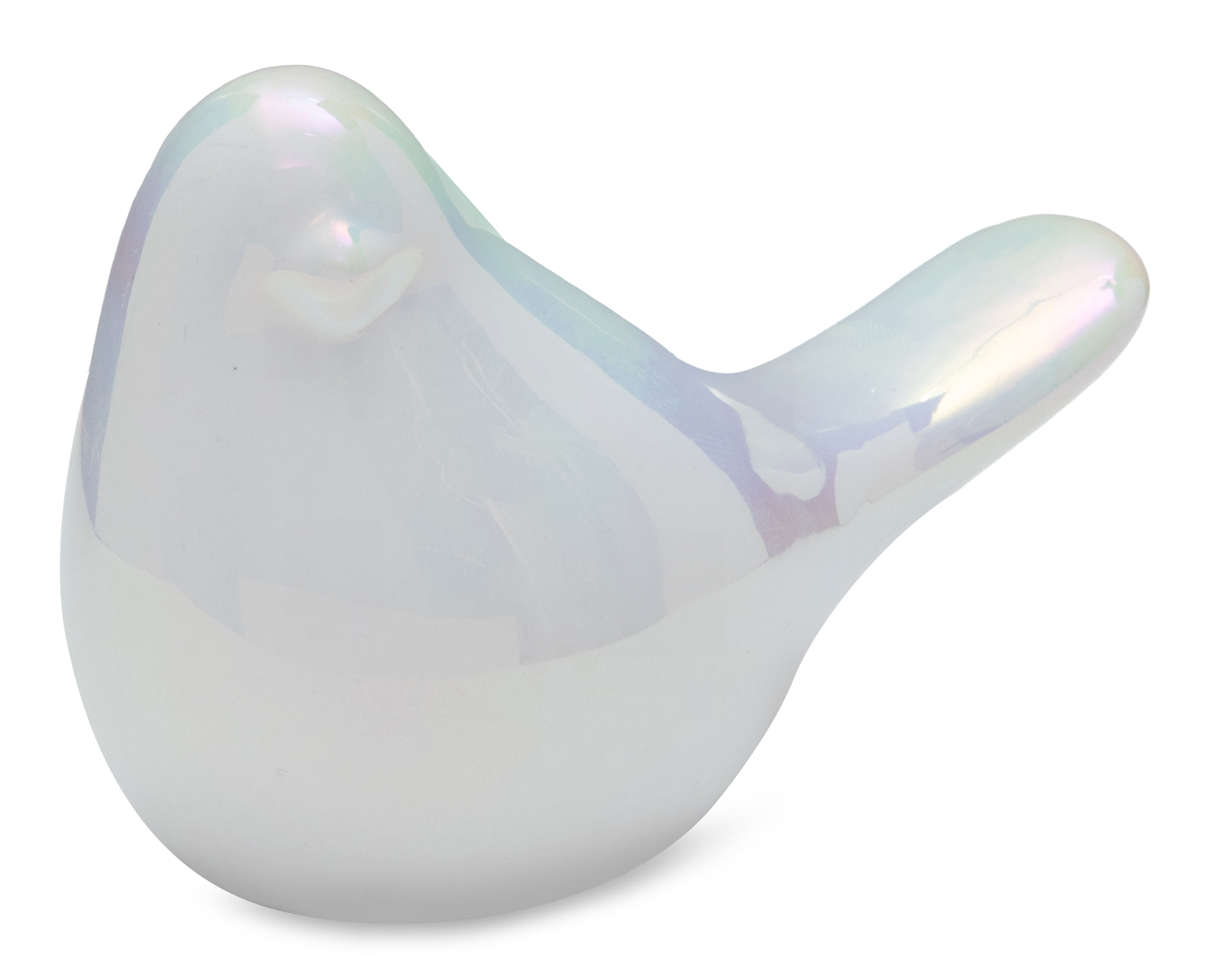 Figura Decorativa de Pájaro Umbral de Cerámica