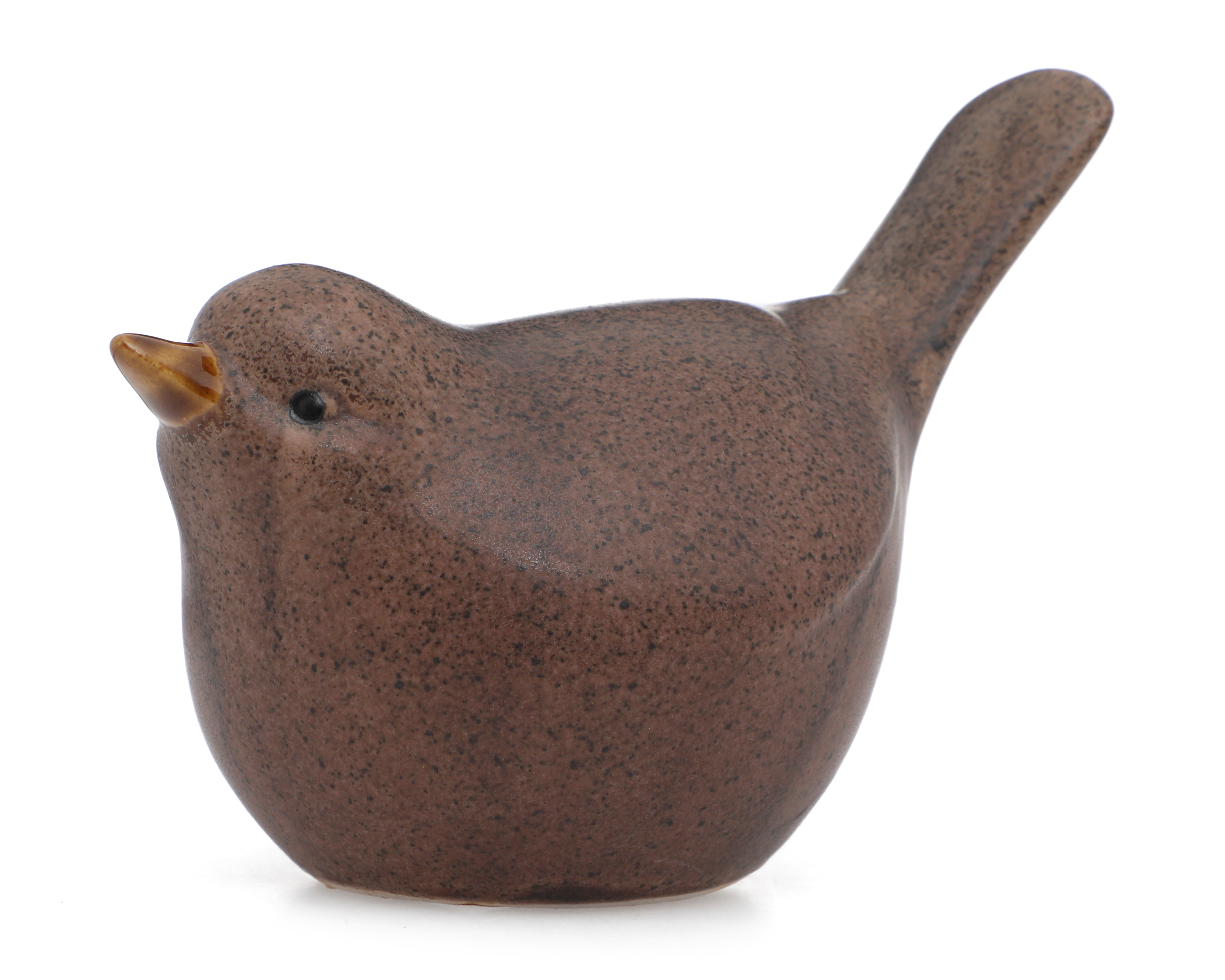 Escultura de Pájaro Ala de Cerámica