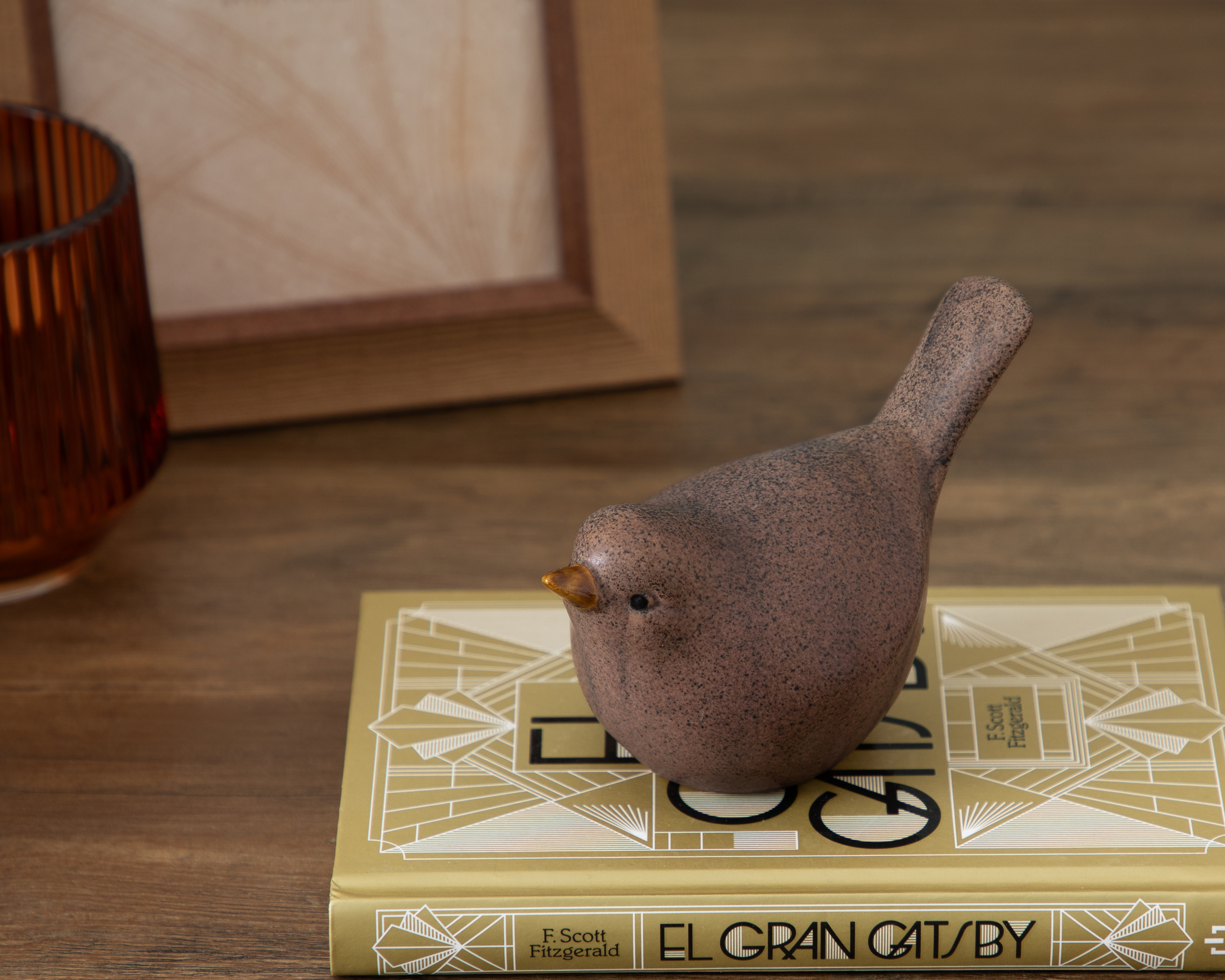 Foto 6 pulgar | Foto 5 | Escultura de Pájaro Ala de Cerámica