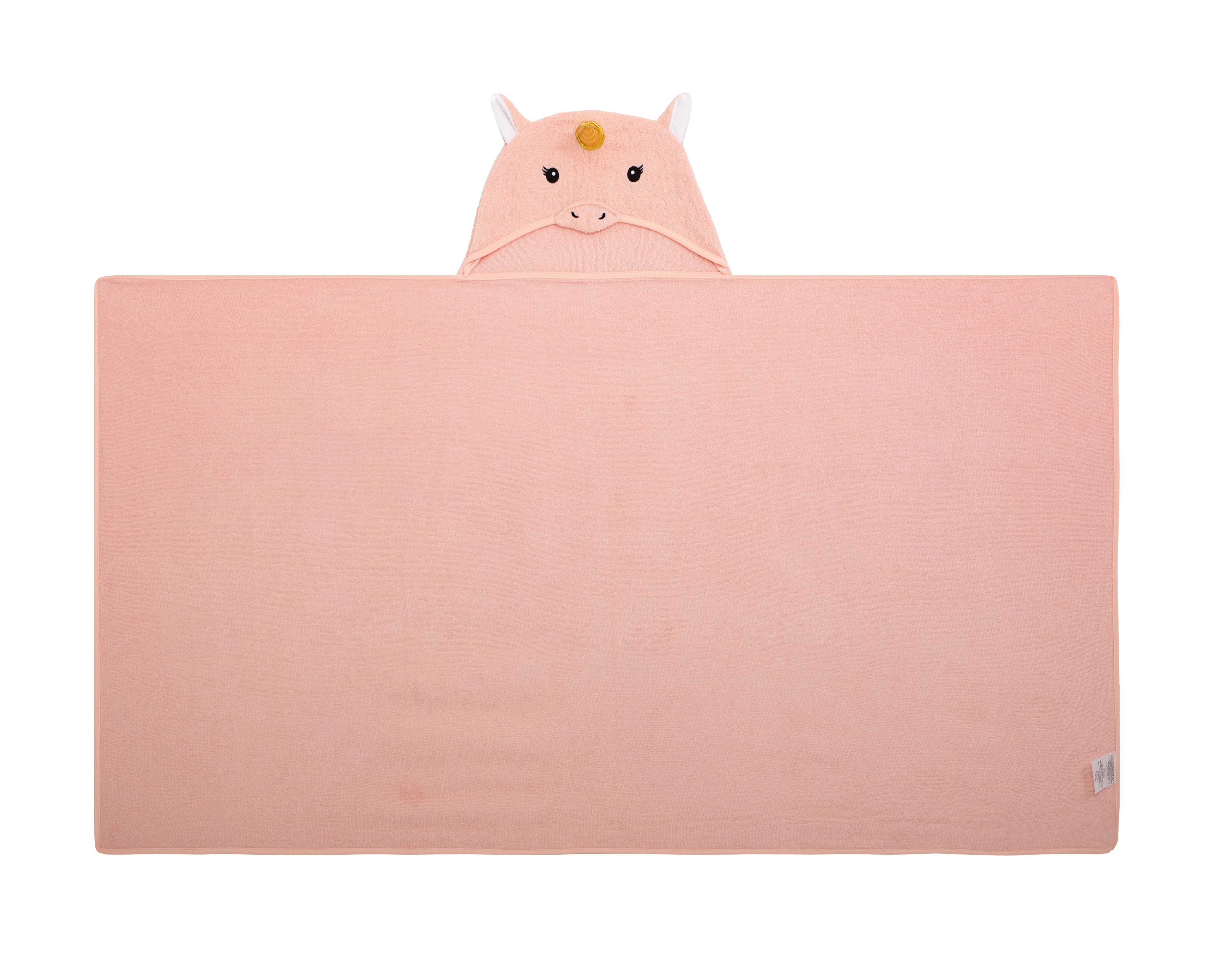 Toalla con Capucha para Niña Starhaus Coqui Rosa
