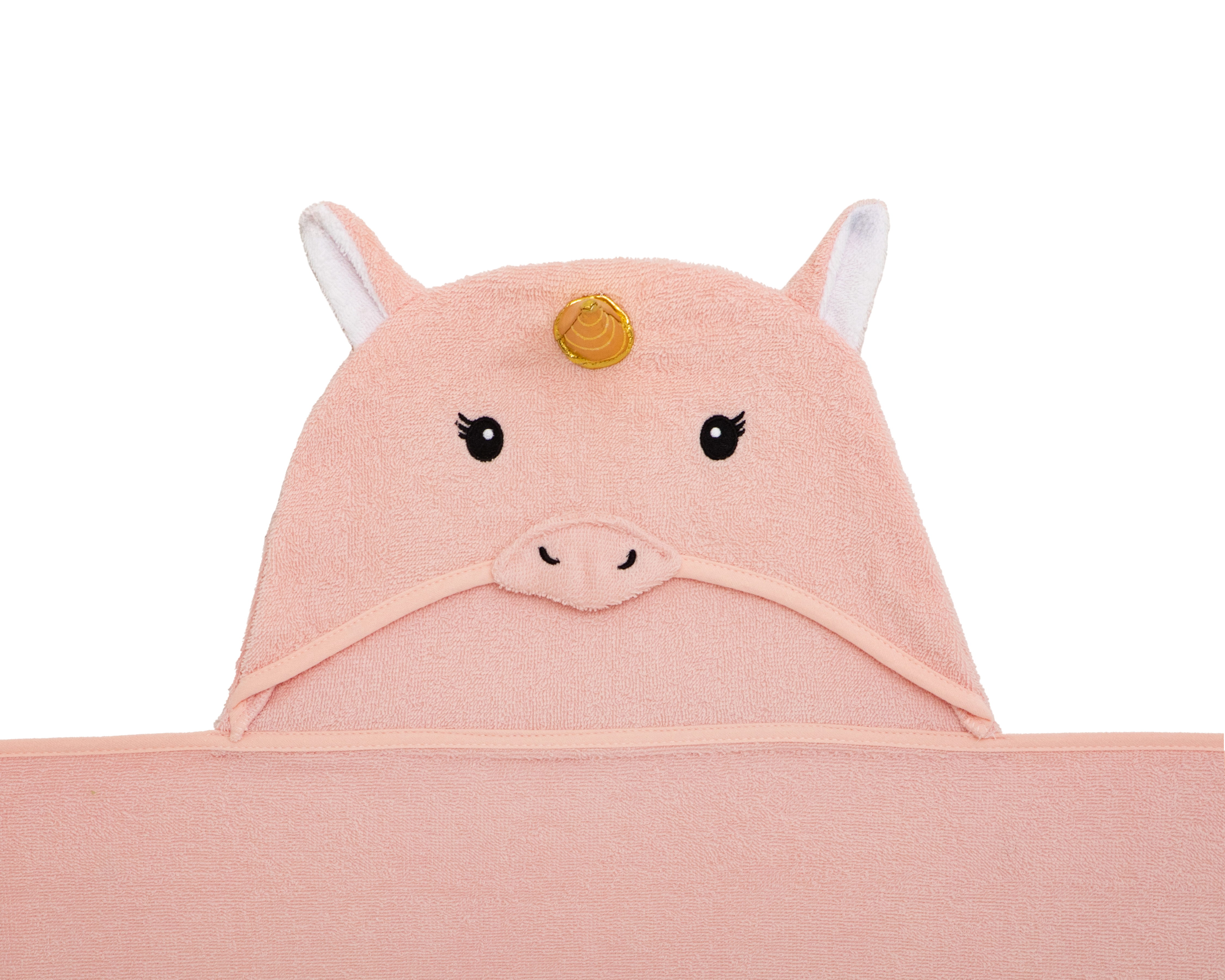 Foto 4 pulgar | Foto 3 | Toalla con Capucha para Niña Starhaus Coqui Rosa