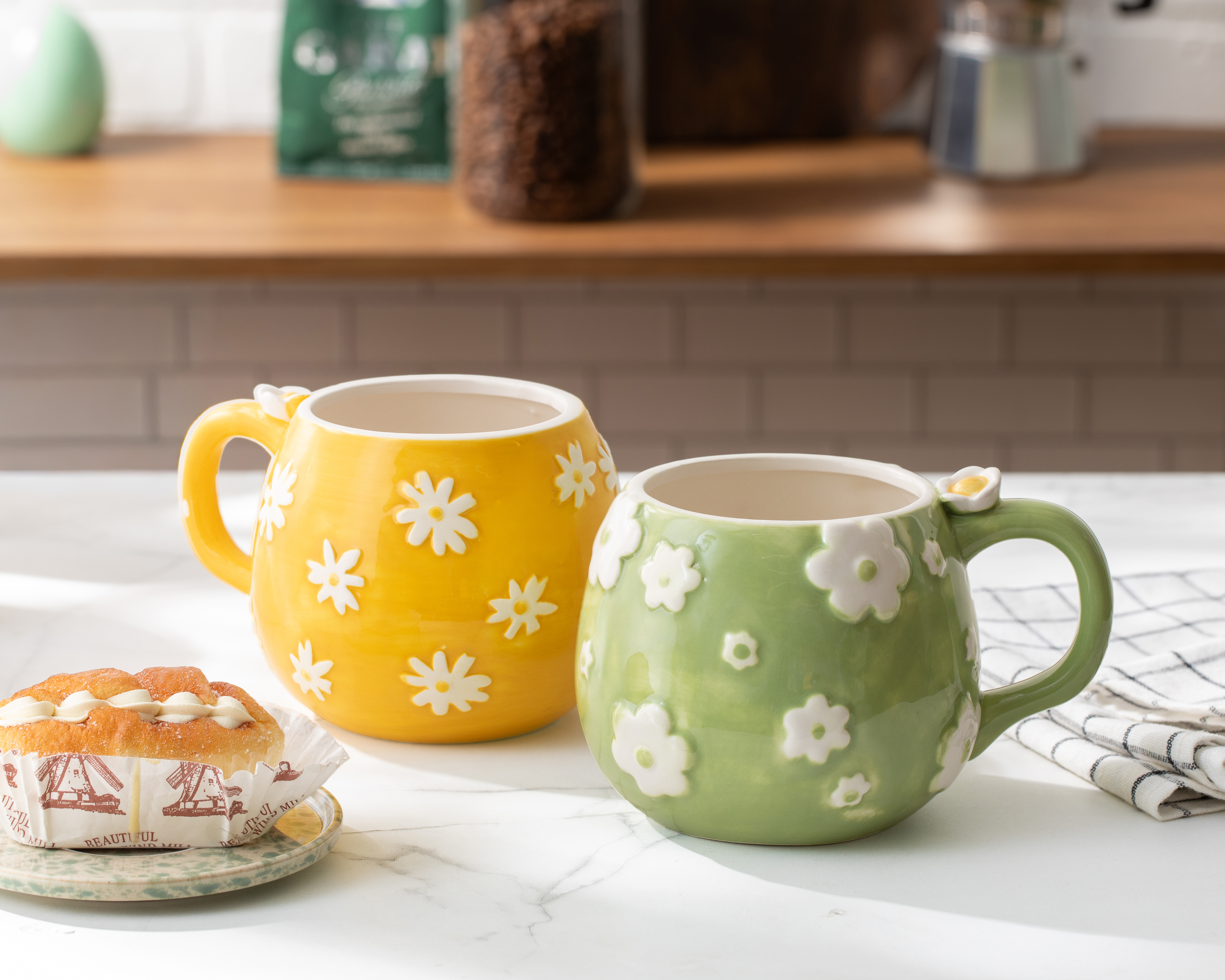 Foto 4 | Foto 4 | Taza de Cerámica Starhaus 850 ml 2 Piezas