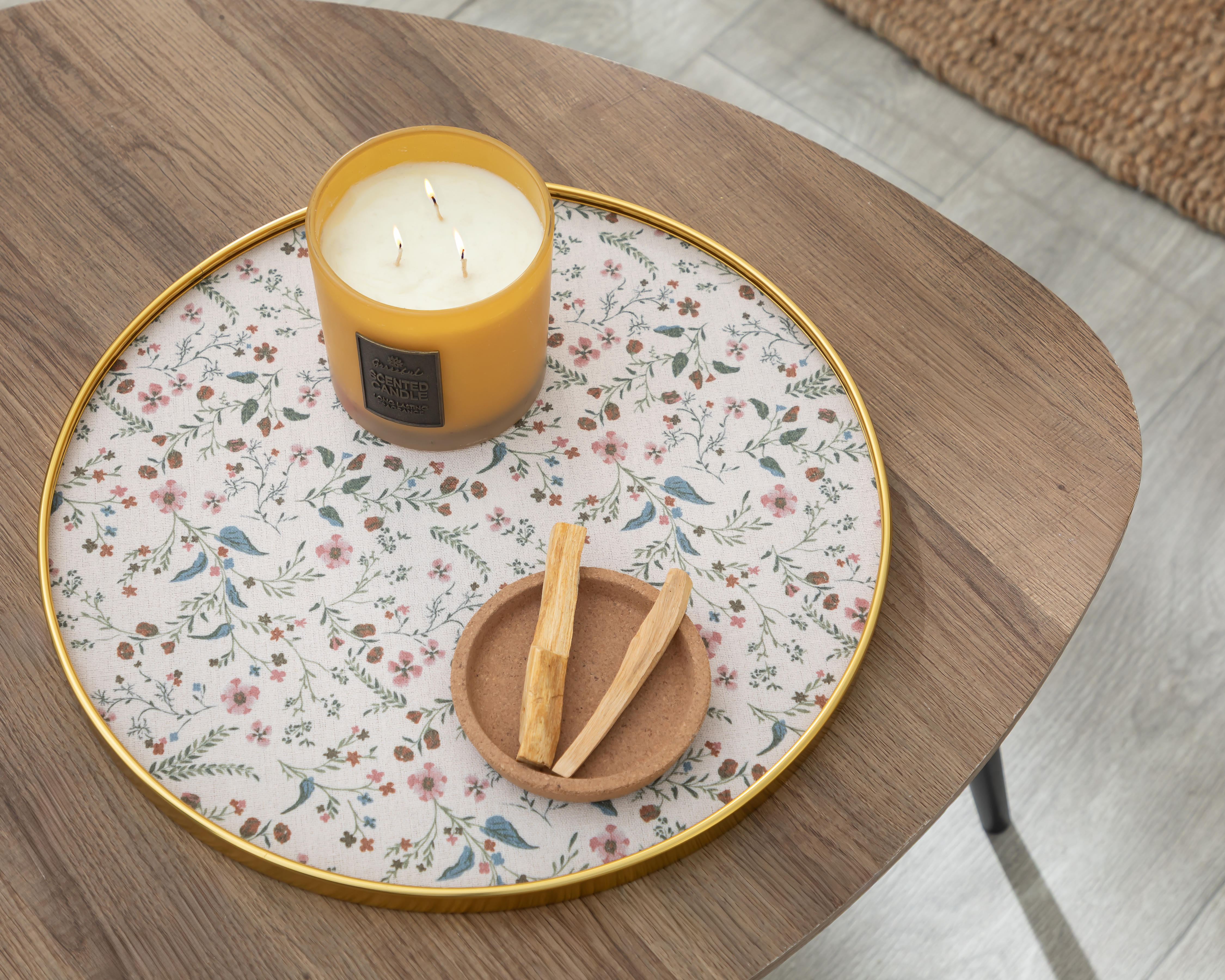 Foto 5 pulgar | Foto 4 | Charola Decorativa Redonda Tank de Hierro