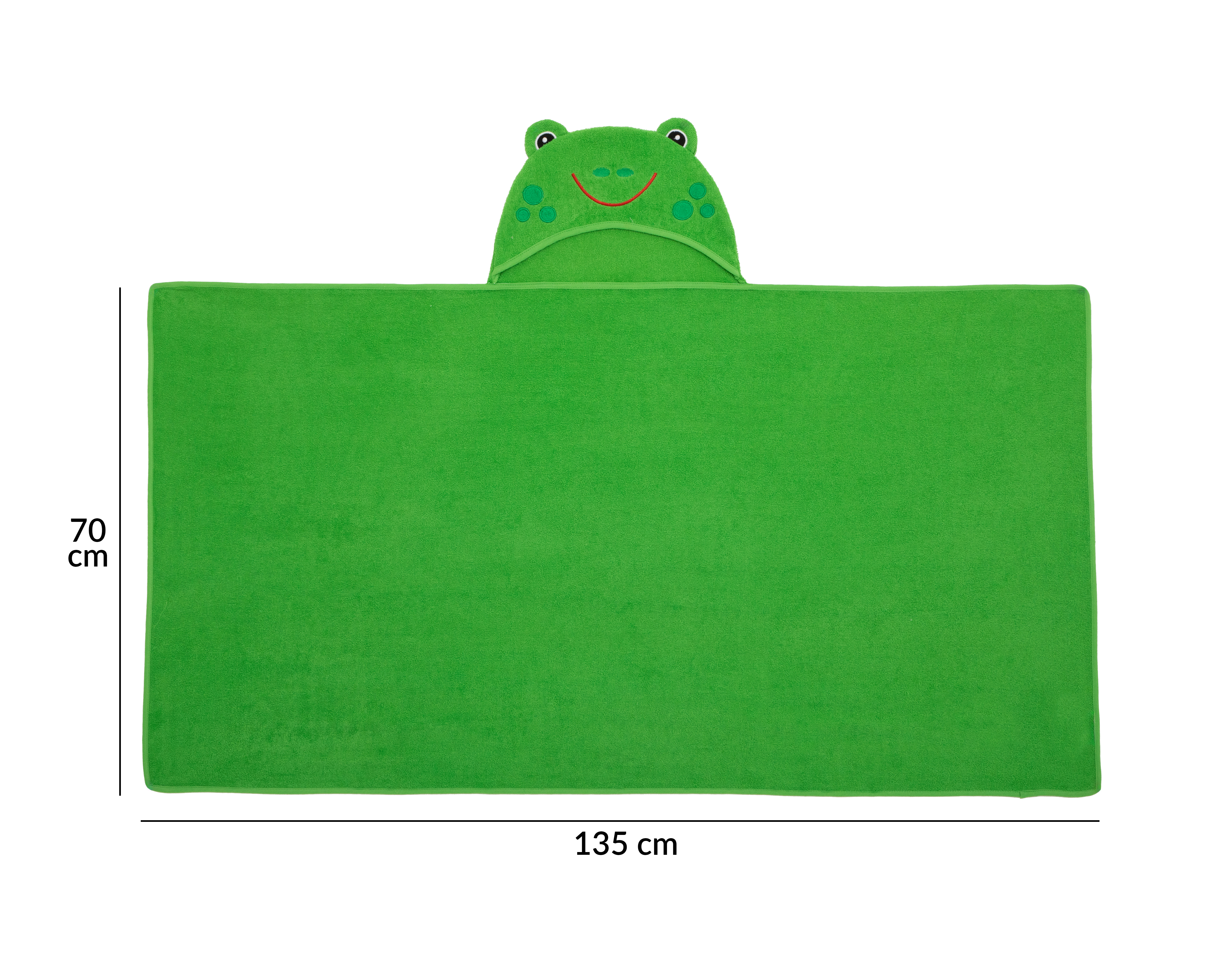 Foto 6 pulgar | Foto 5 | Toalla con Capucha para Bebé Starhaus Coqui Rana