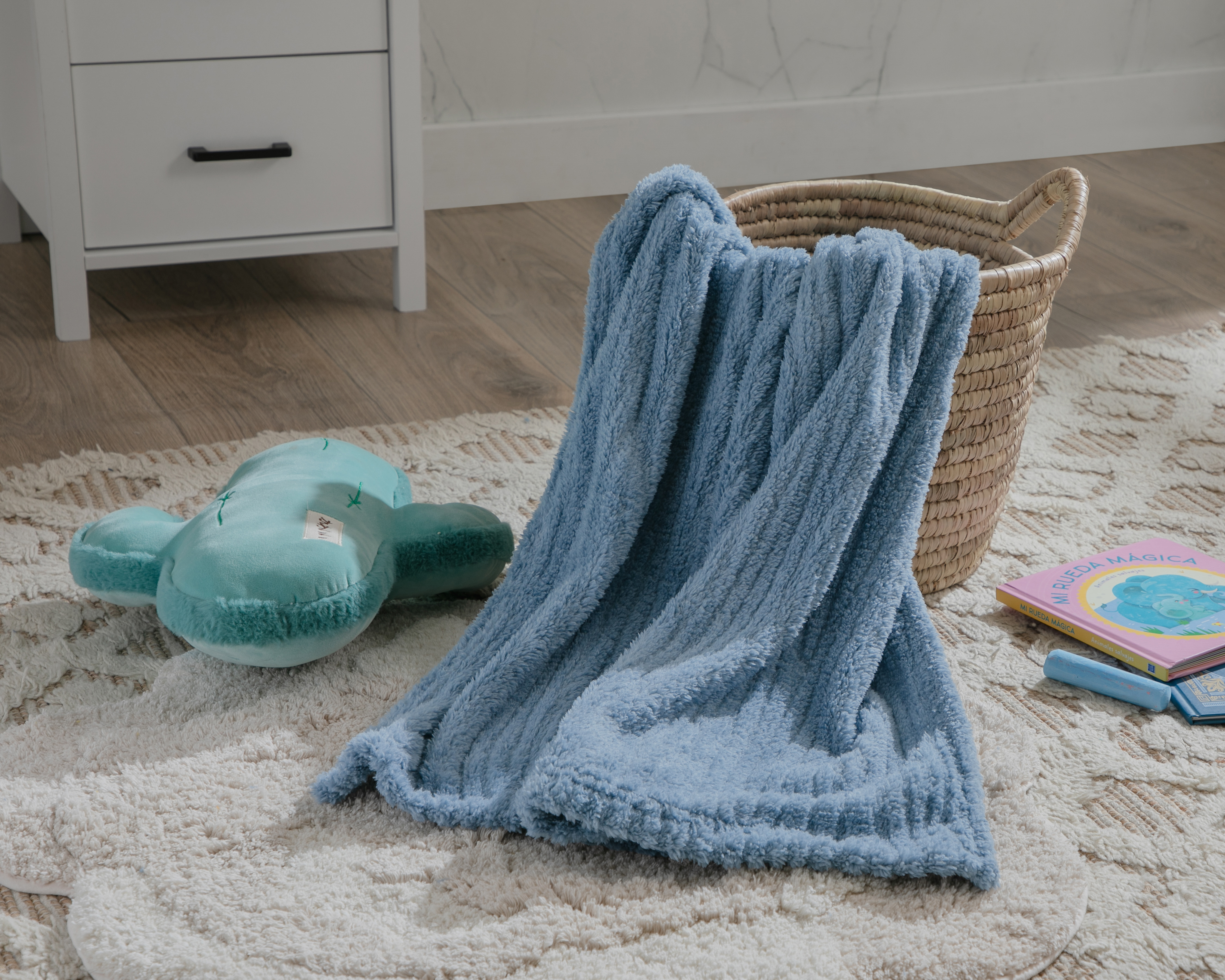 Foto 1 | Foto 1 | Frazada para Bebé Baby Colors Bebo Azul