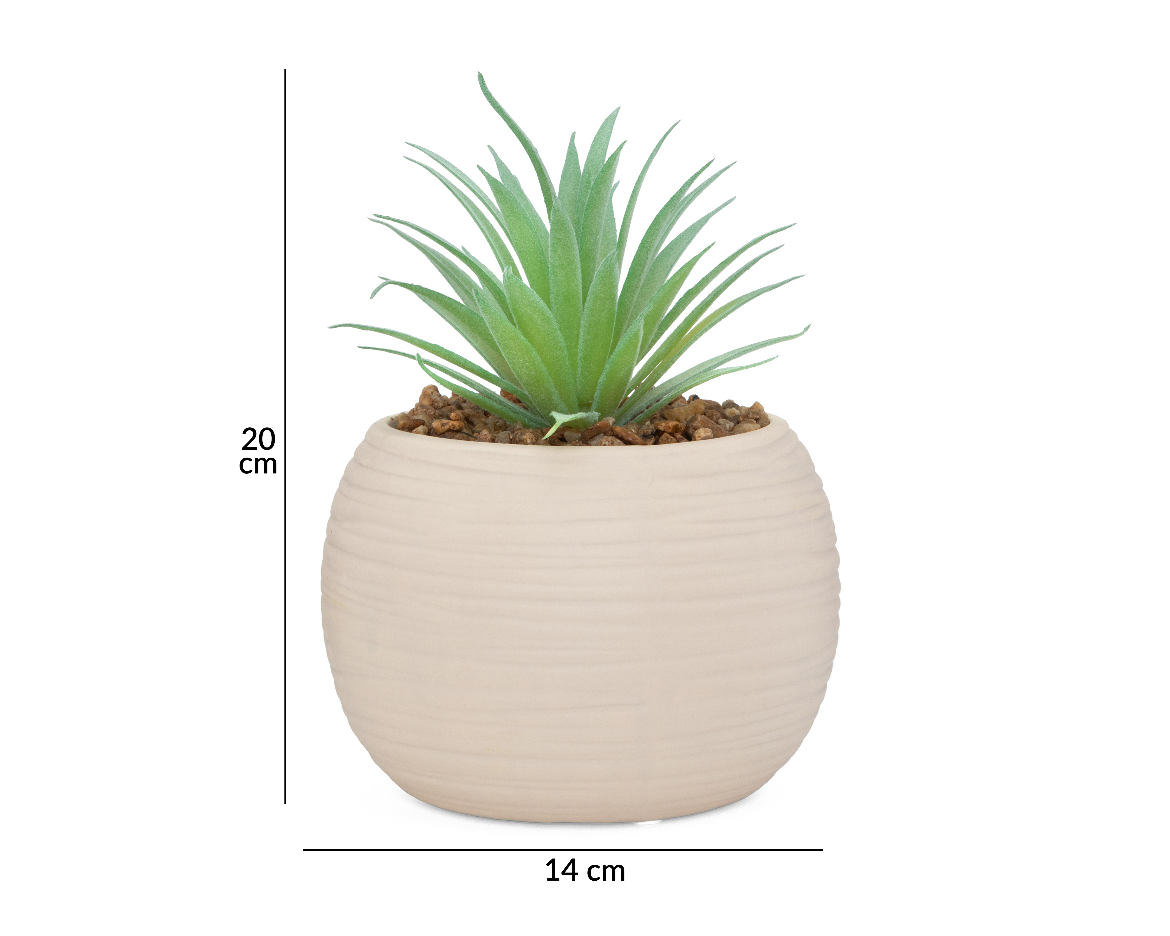 Foto 5 | Foto 5 | Suculenta Artificial con Maceta Starhaus 20 cm