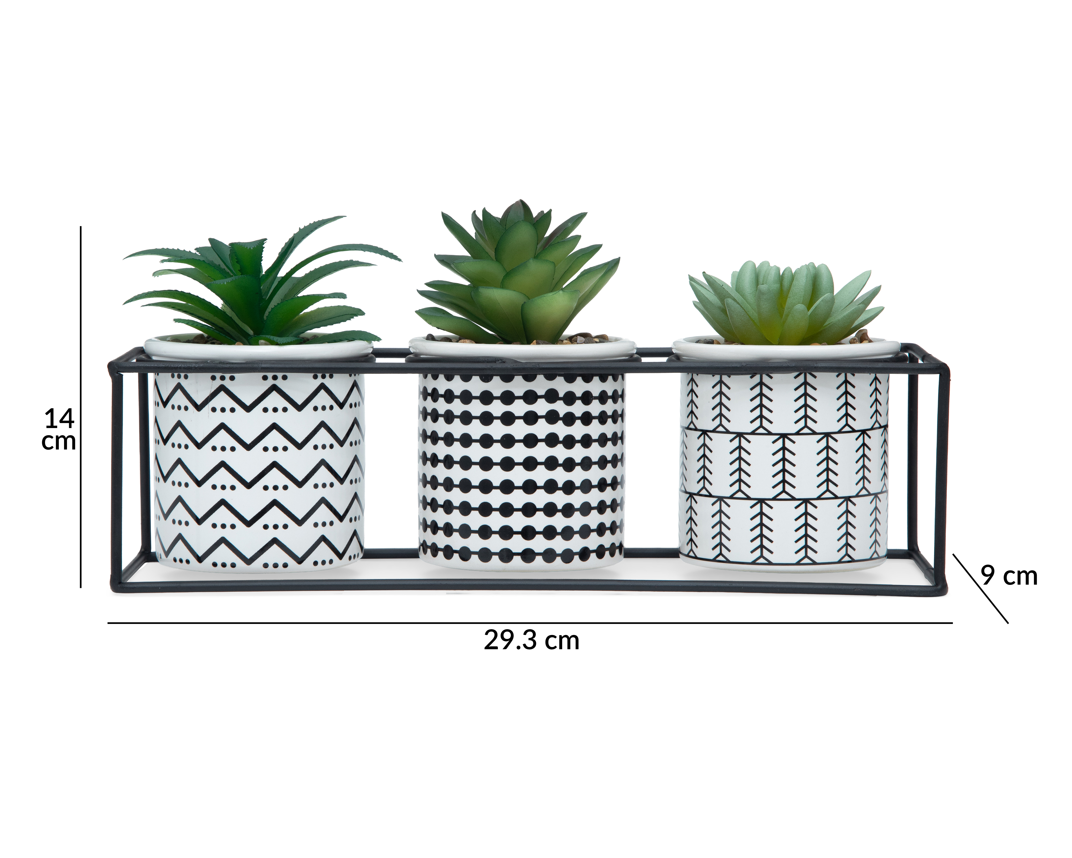 Foto 6 pulgar | Foto 5 | Suculenta Artificial con Maceta Setere 14 cm