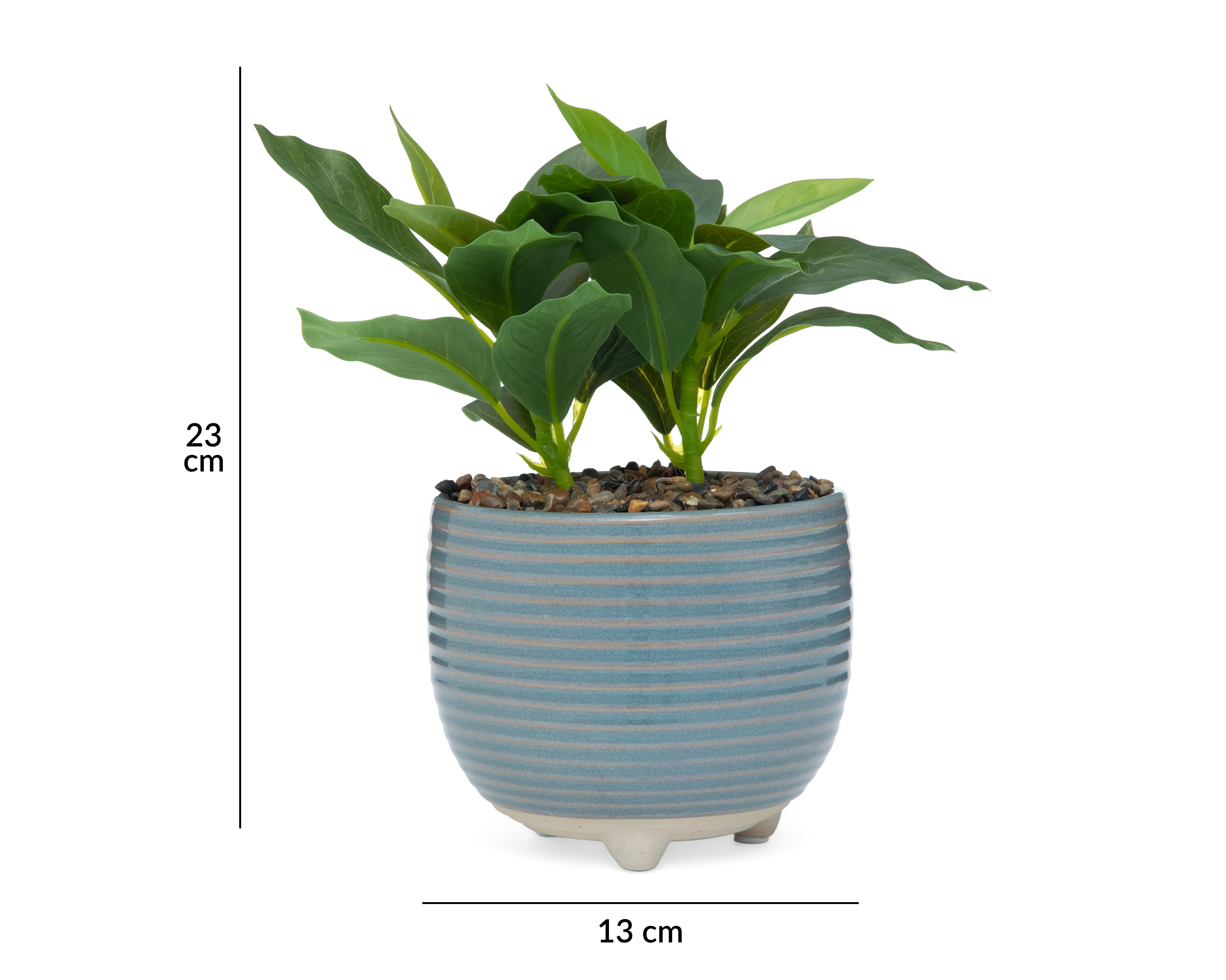 Foto 6 pulgar | Foto 5 | Philodendron Congo Verde Artificial Starhaus Cely 23 cm