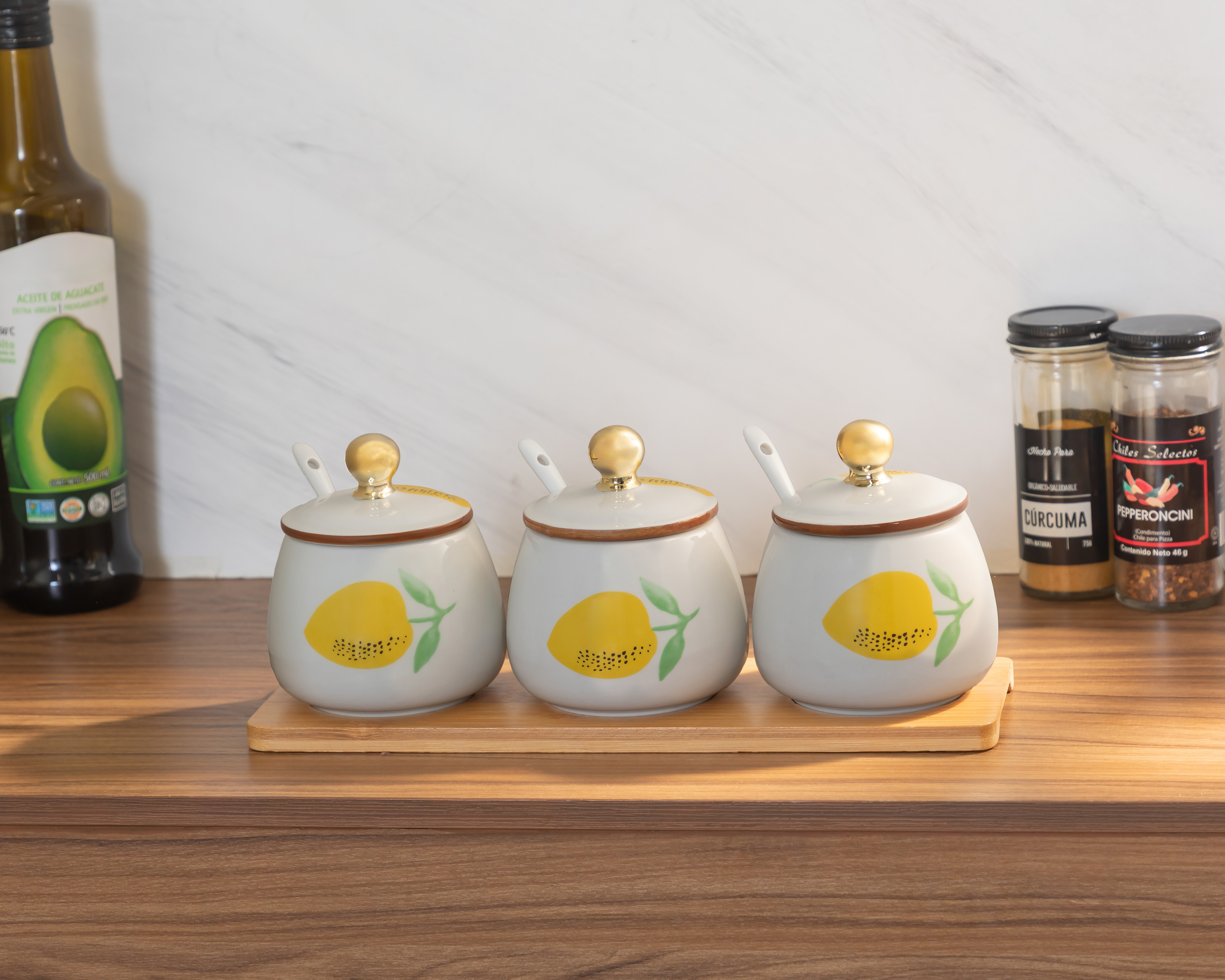 Foto 5 | Foto 5 | Contenedor de Cerámica Starhaus 4 Piezas