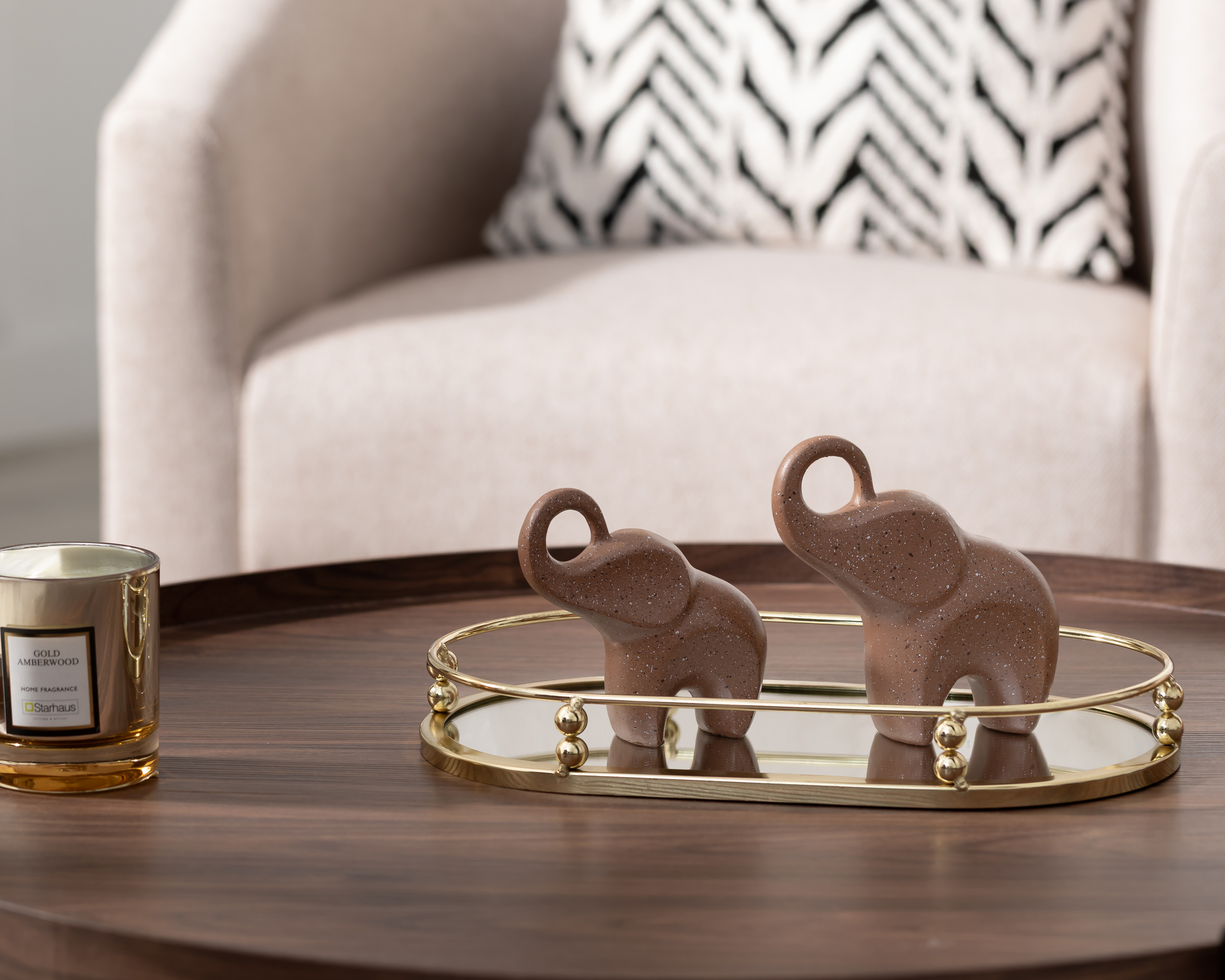 Foto 5 | Foto 5 | Escultura de Elefante Sefri de Resina 2 Piezas