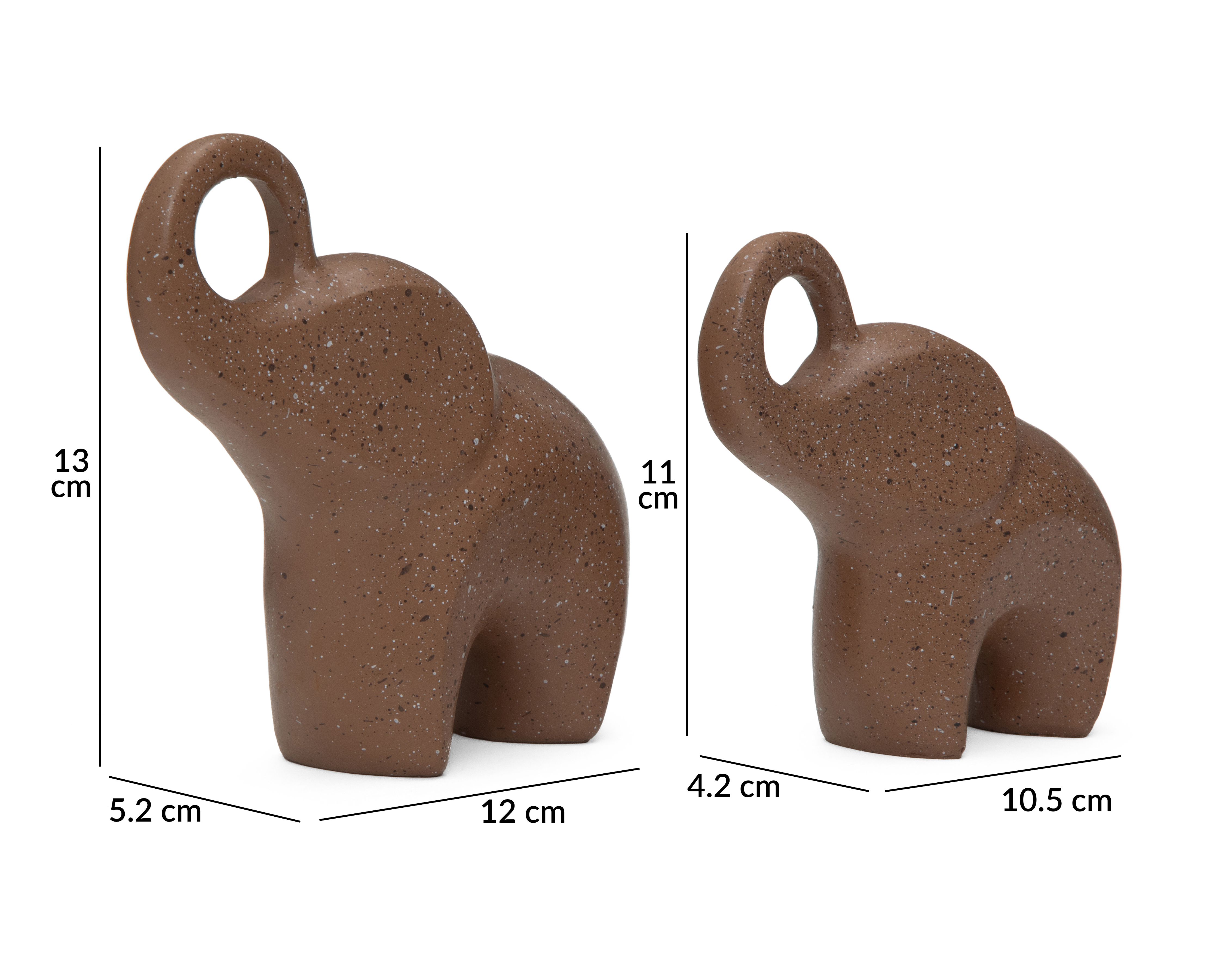 Foto 6 | Foto 6 | Escultura de Elefante Sefri de Resina 2 Piezas