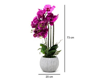 Foto 5 | Foto 5 | Orquídea Artificial con Maceta Starhaus 73 cm