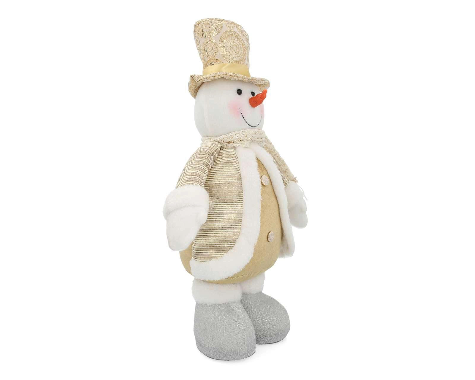 Decoración Navideña Snowman Gold 1 Pieza