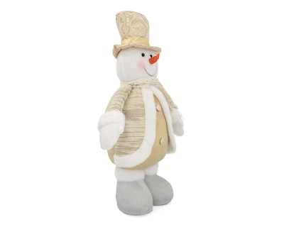 Foto 1 | Foto 1 | Decoración Navideña Snowman Gold 1 Pieza