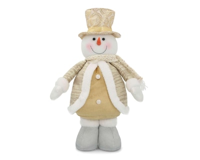 Foto 3 | Foto 3 | Decoración Navideña Snowman Gold 1 Pieza