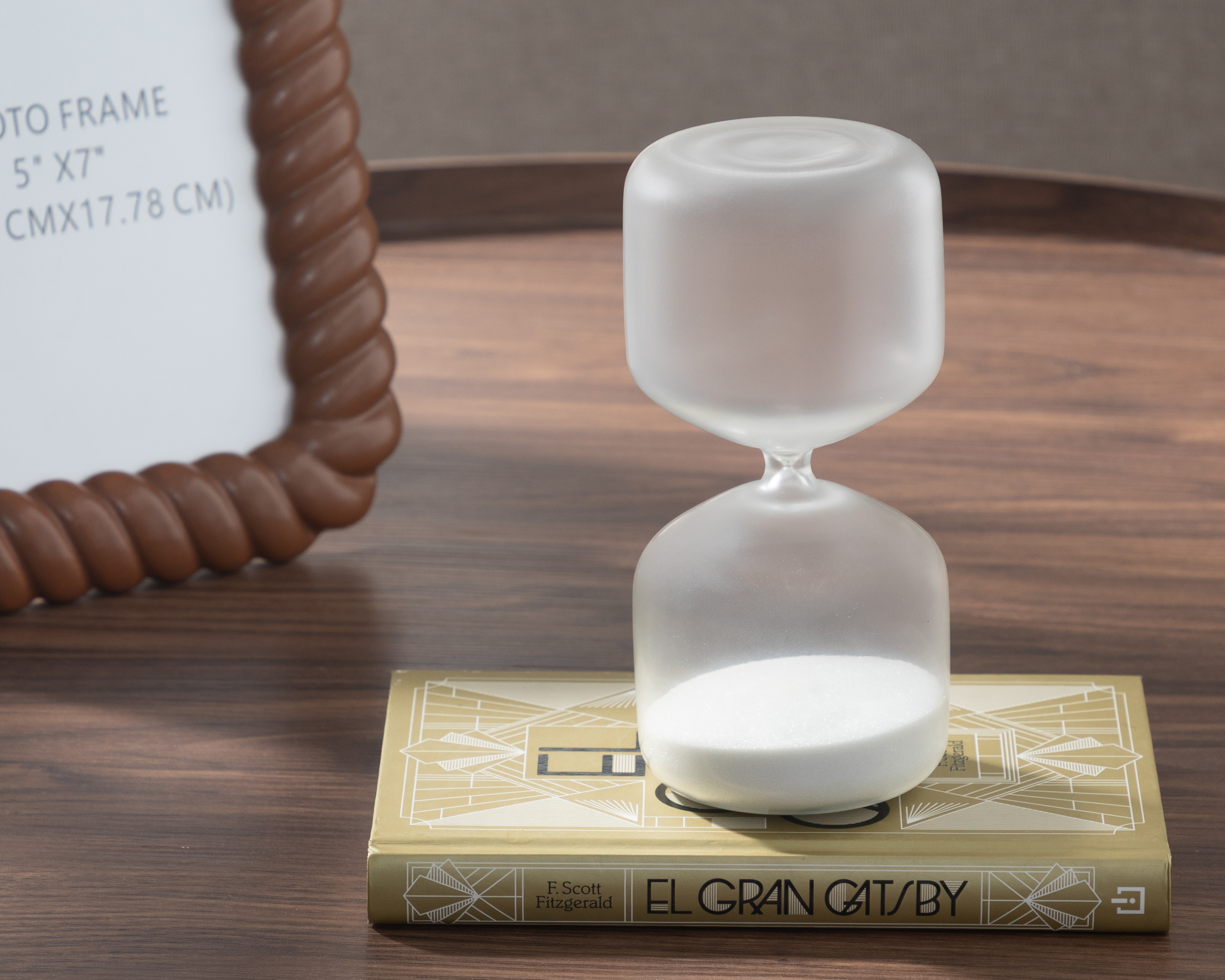 Foto 4 | Foto 4 | Escultura Reloj de Arena Estlan de Vidrio