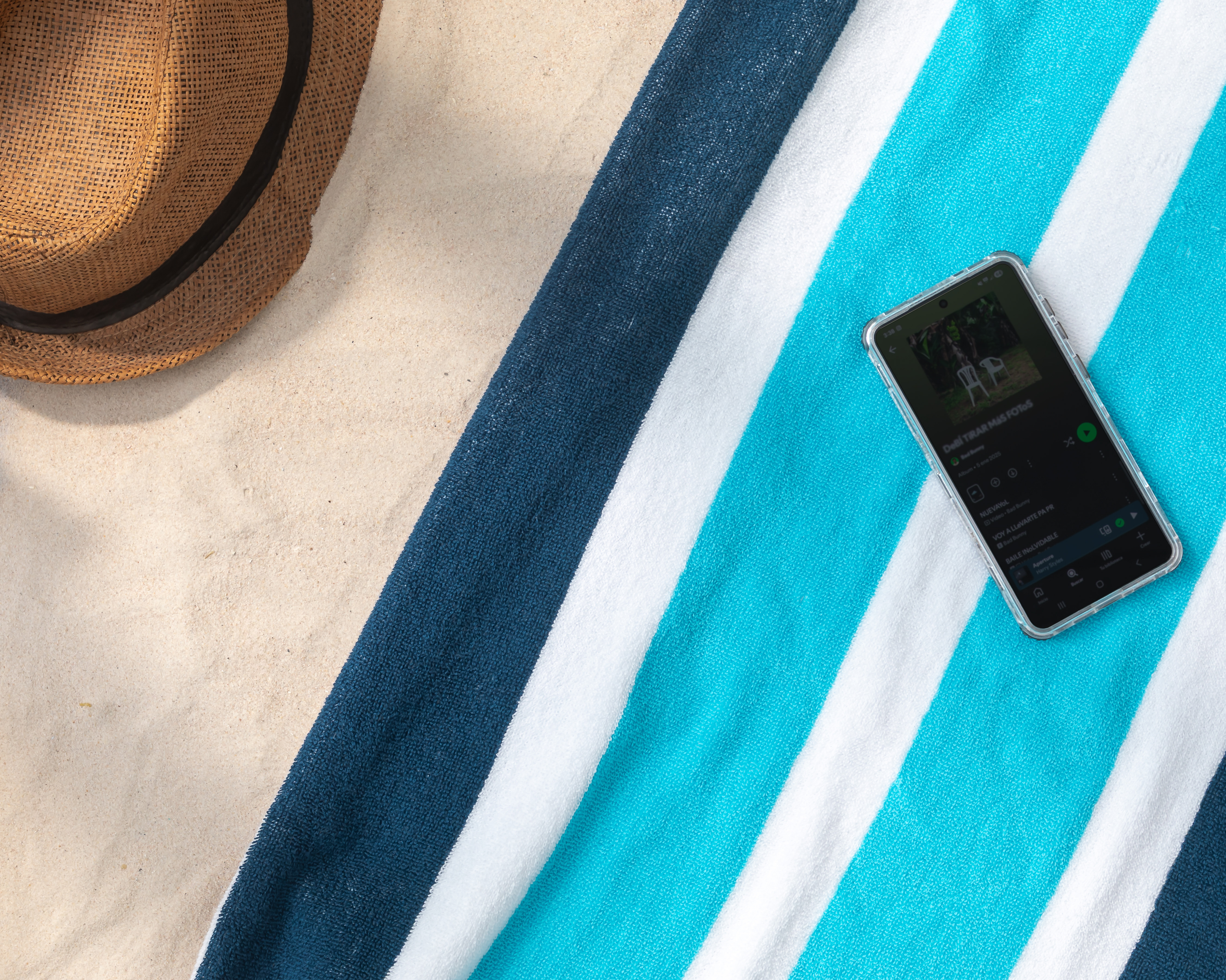 Foto 5 pulgar | Foto 4 | Toalla de Playa Starhaus Sandy a Rayas