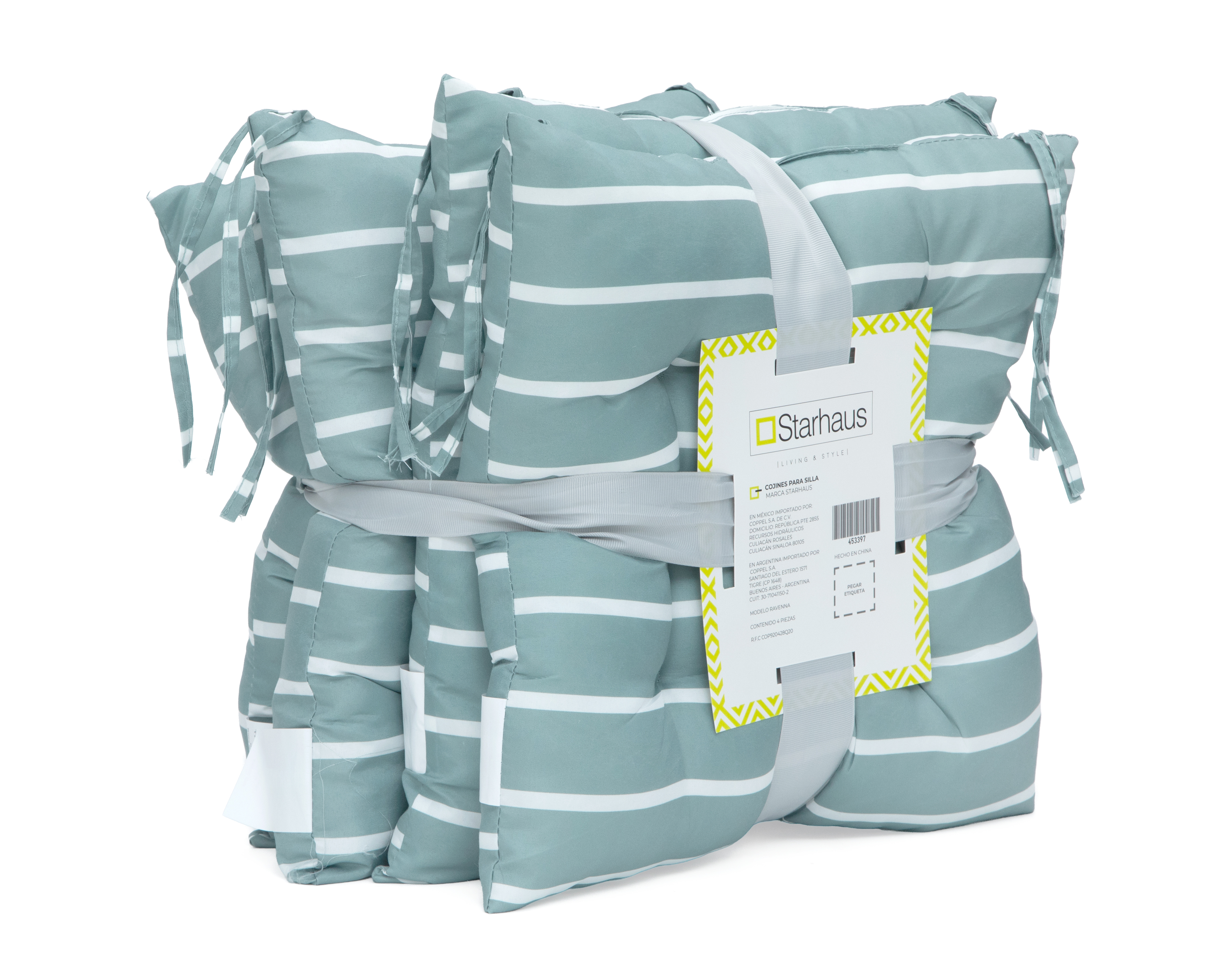 Foto 2 pulgar | Foto 1 | Cojines para Silla Ravenna 4 Piezas