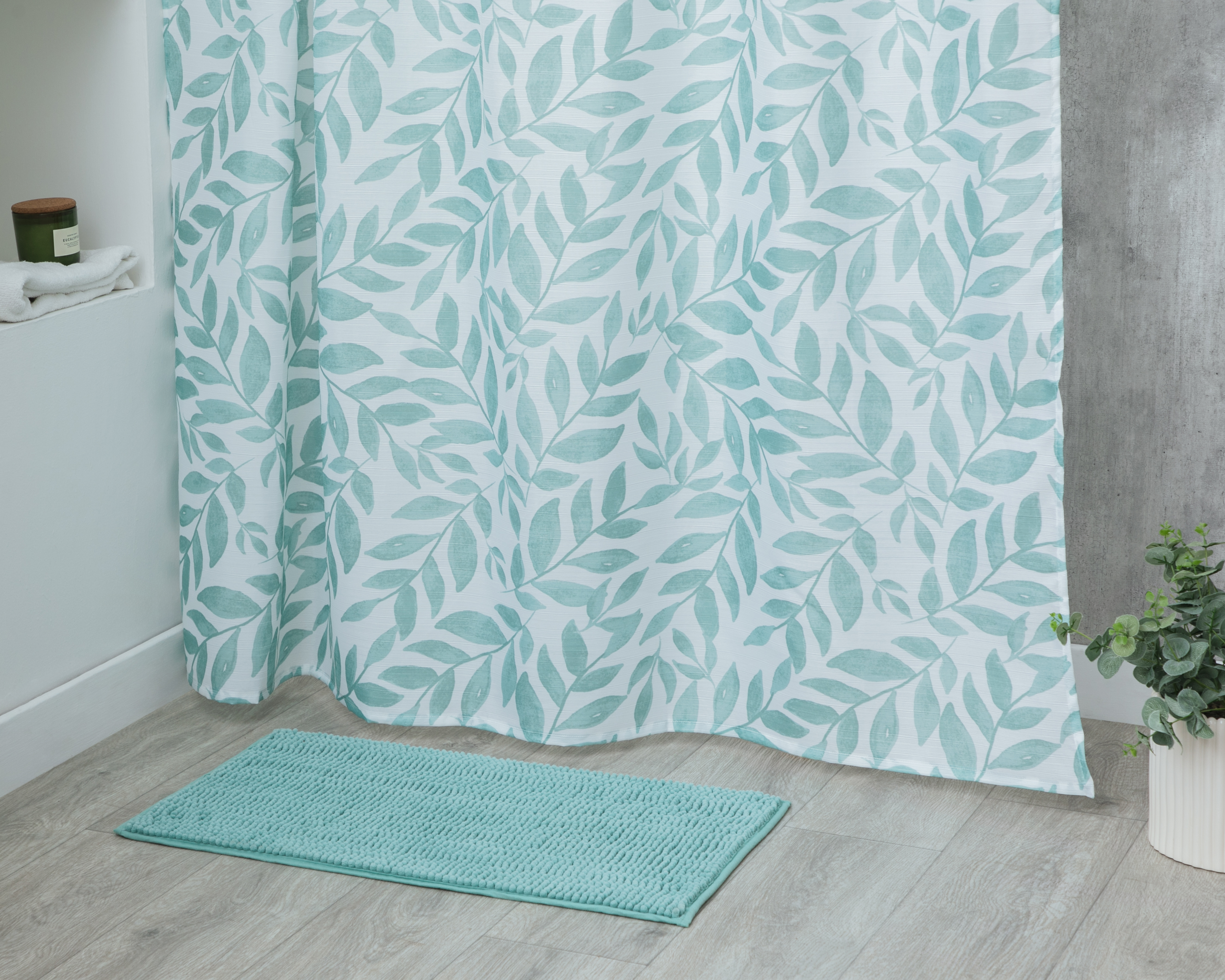 Foto 7 pulgar | Foto 6 | Cotina y Tapete de Baño Starhaus Verde 2 Piezas