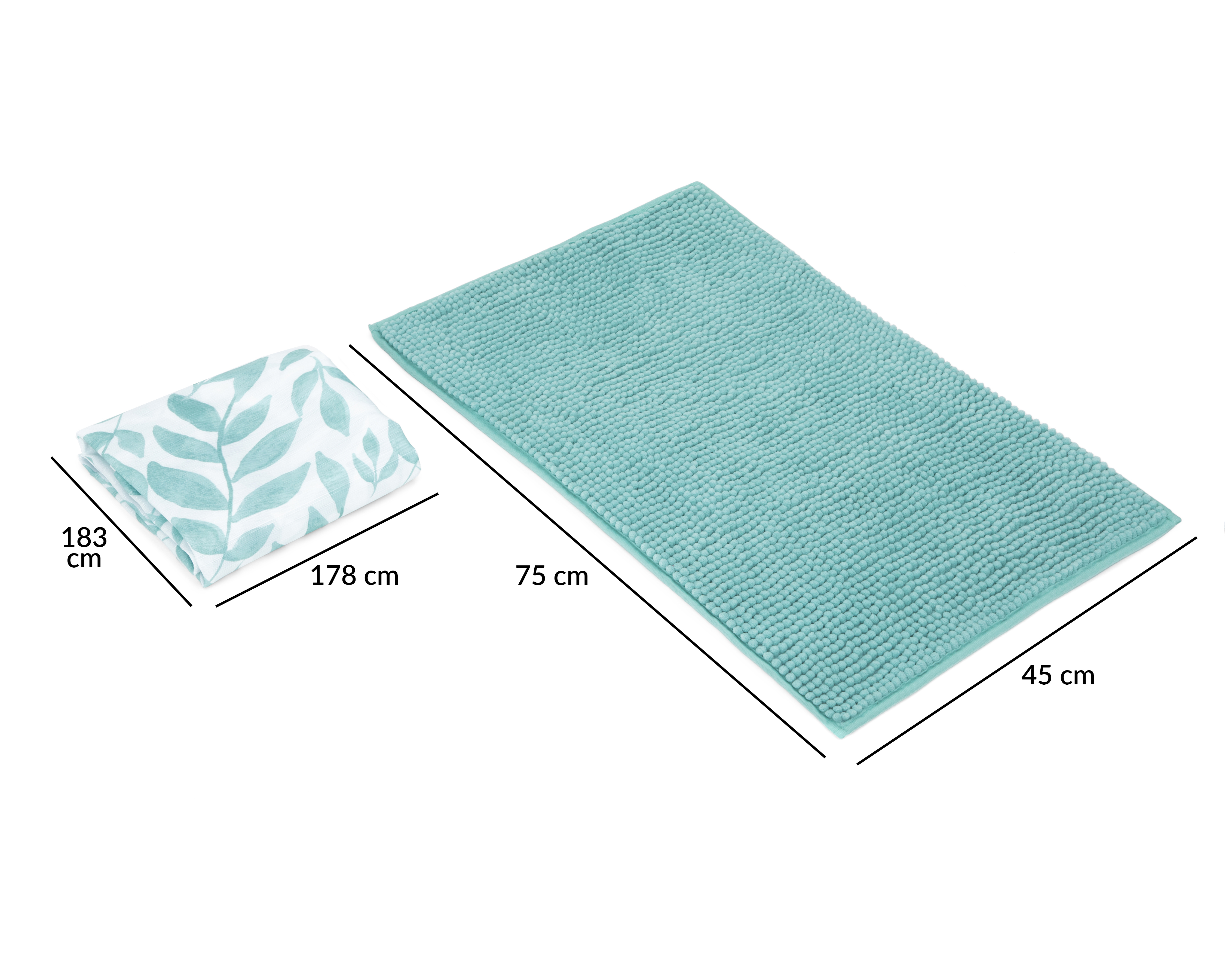 Foto 8 pulgar | Foto 7 | Cotina y Tapete de Baño Starhaus Verde 2 Piezas